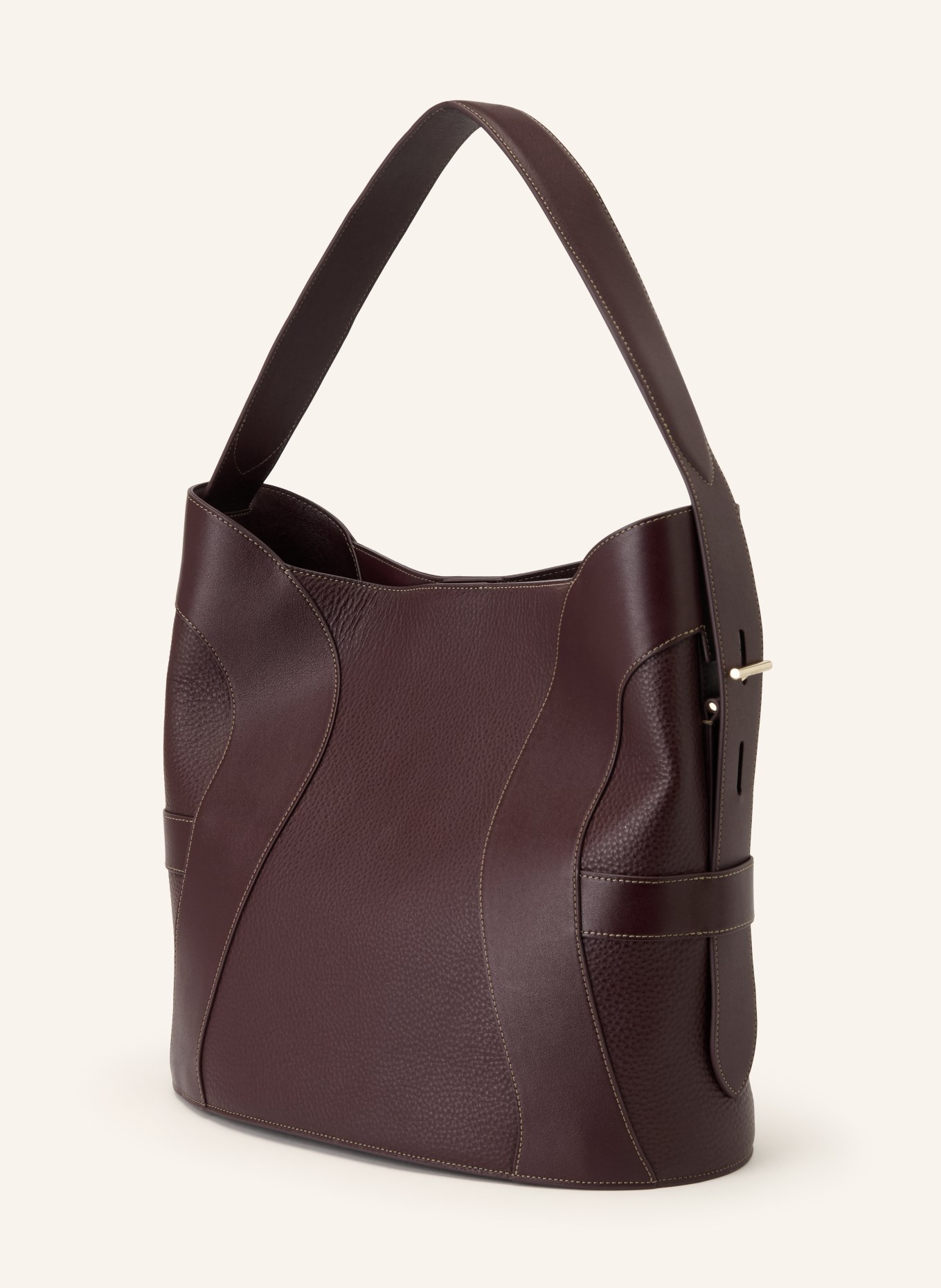 AIGNER Beuteltasche DEBORAH: DUNKELROT / GOLD