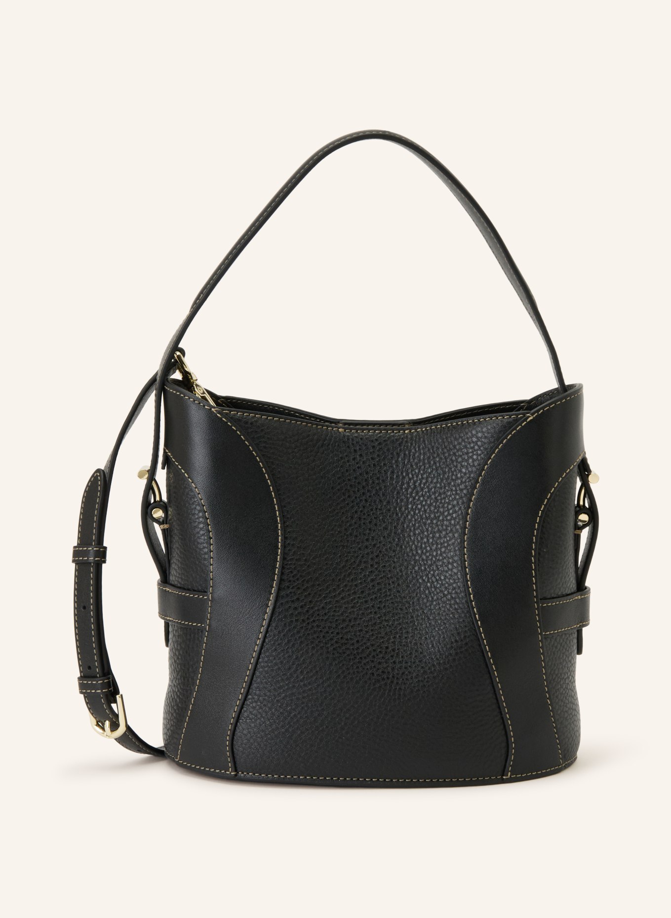 AIGNER Beuteltasche DEBORAH: SCHWARZ / GOLD