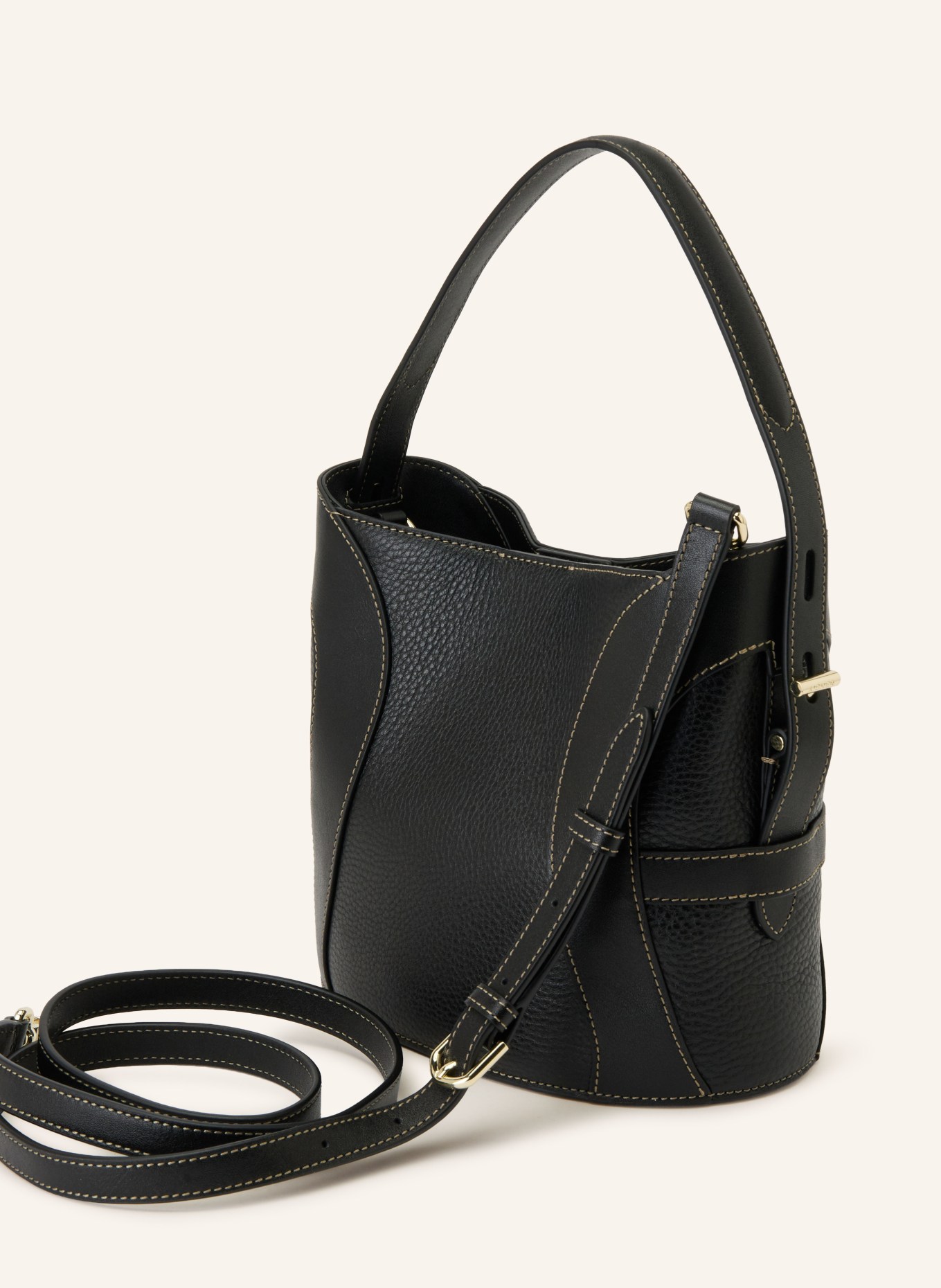 AIGNER Beuteltasche DEBORAH: SCHWARZ / GOLD
