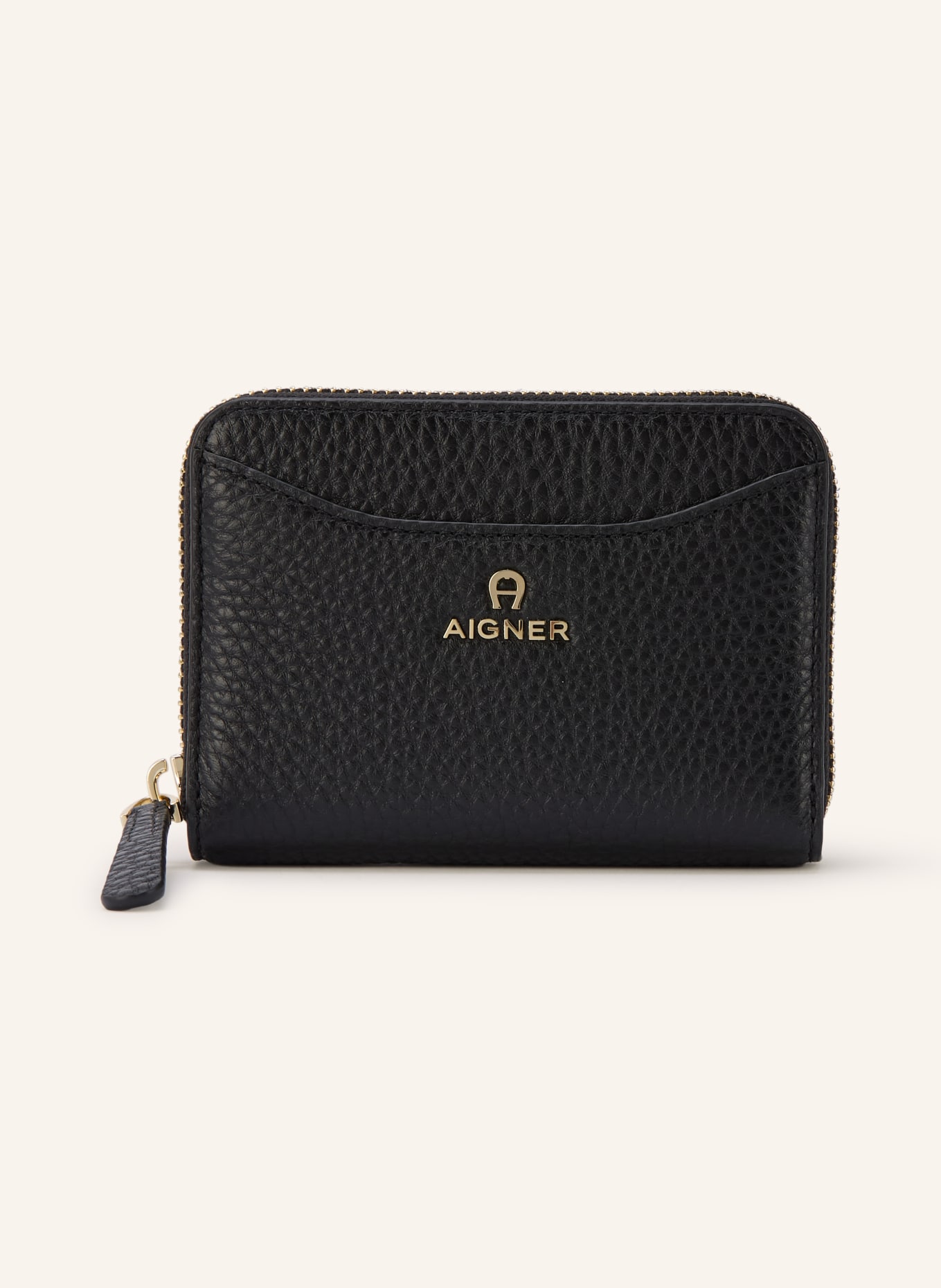 AIGNER Geldbörse MARIKA: SCHWARZ / GOLD