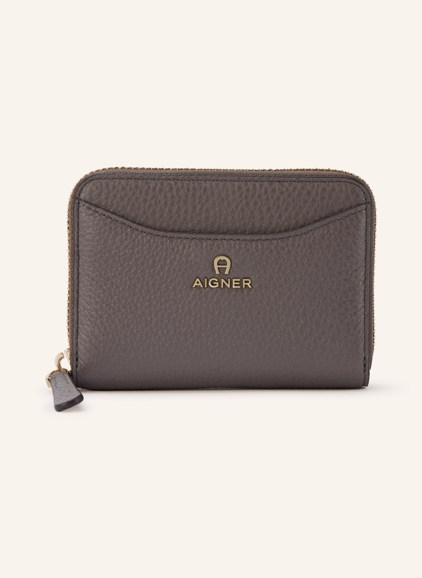 AIGNER Geldbörse MARIKA: GRAU / GOLD