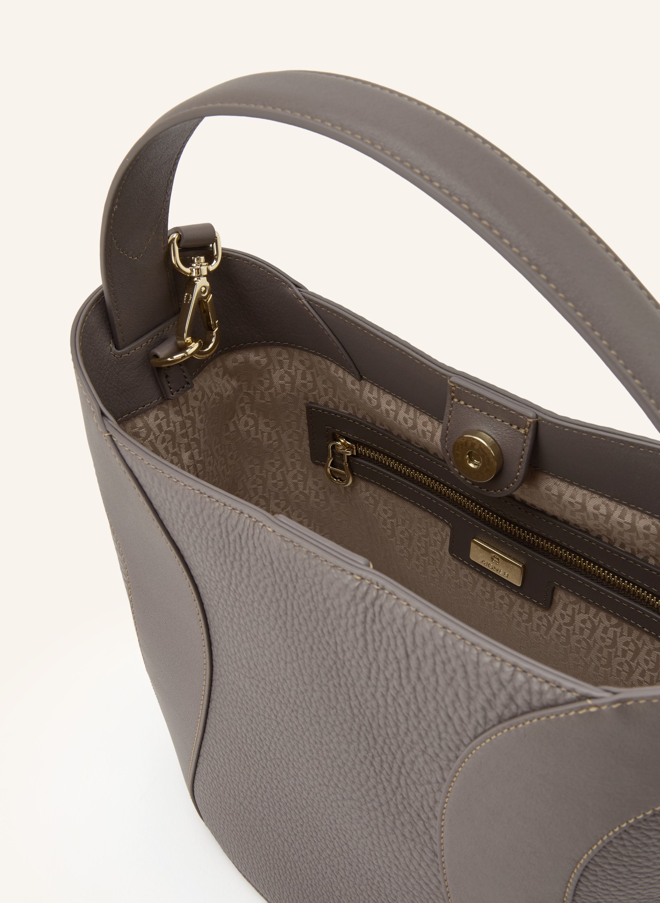 AIGNER Geantă tip sac: GRI