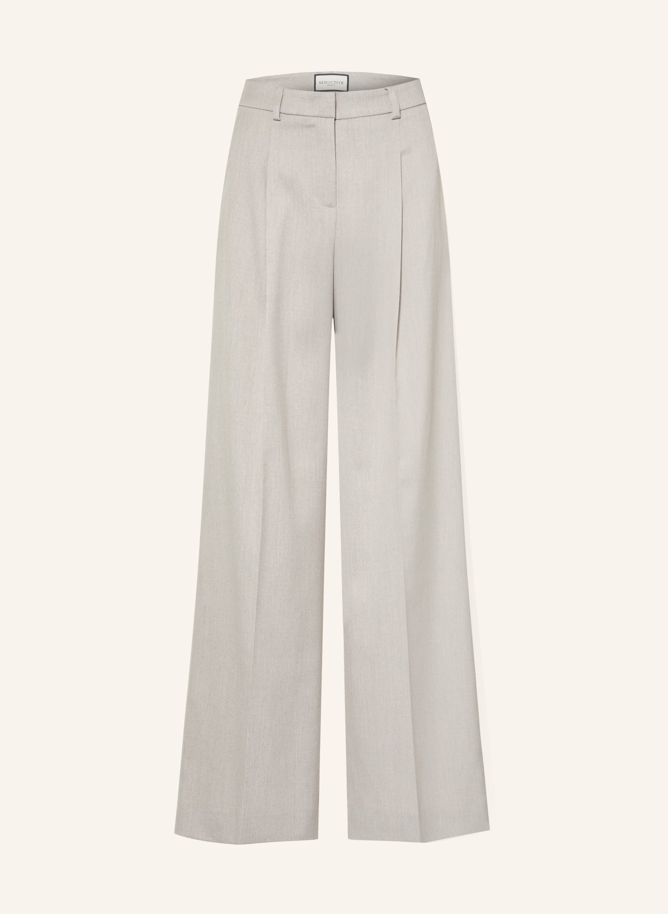 SEDUCTIVE Pantalon palazzo CHRISSY: GRIS CLAIR