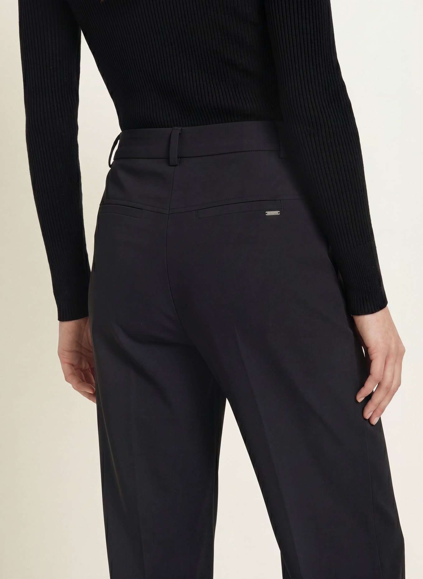RAFFAELLO ROSSI 7/8-Hose PHIBI: SCHWARZ
