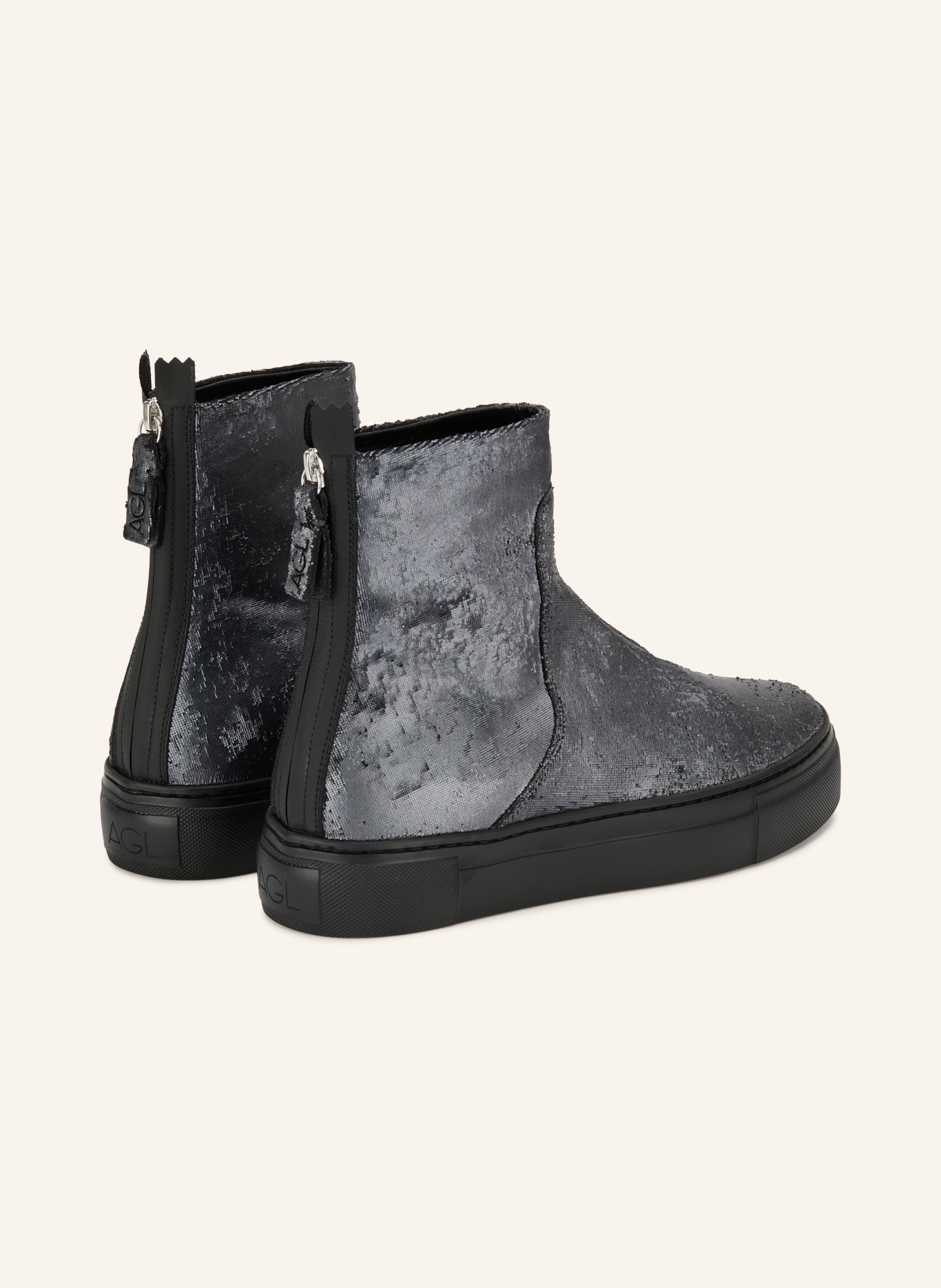 AGL Plateau-Boots MEGHAN: DUNKELGRAU