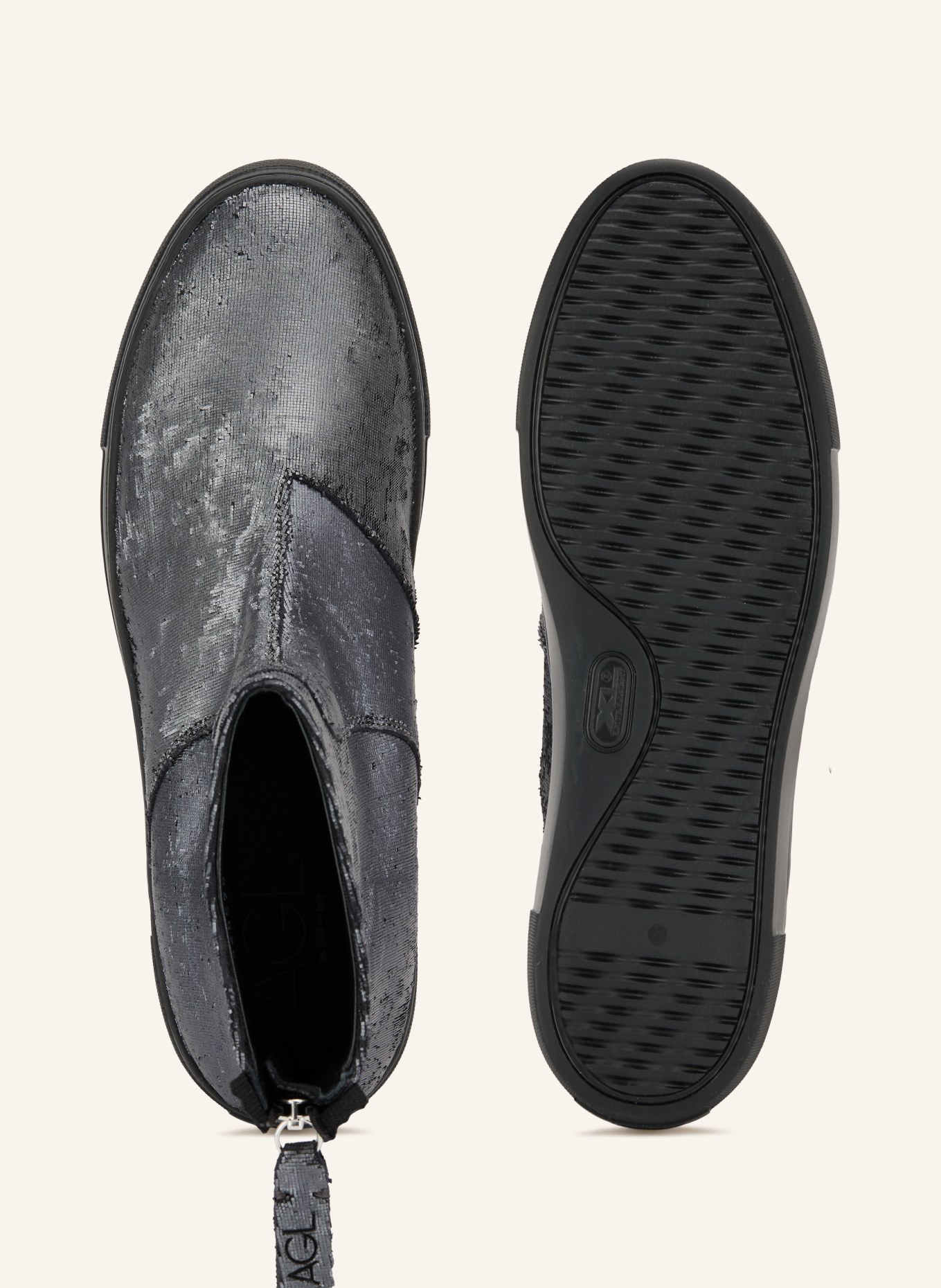 AGL Plateau-Boots MEGHAN: DUNKELGRAU