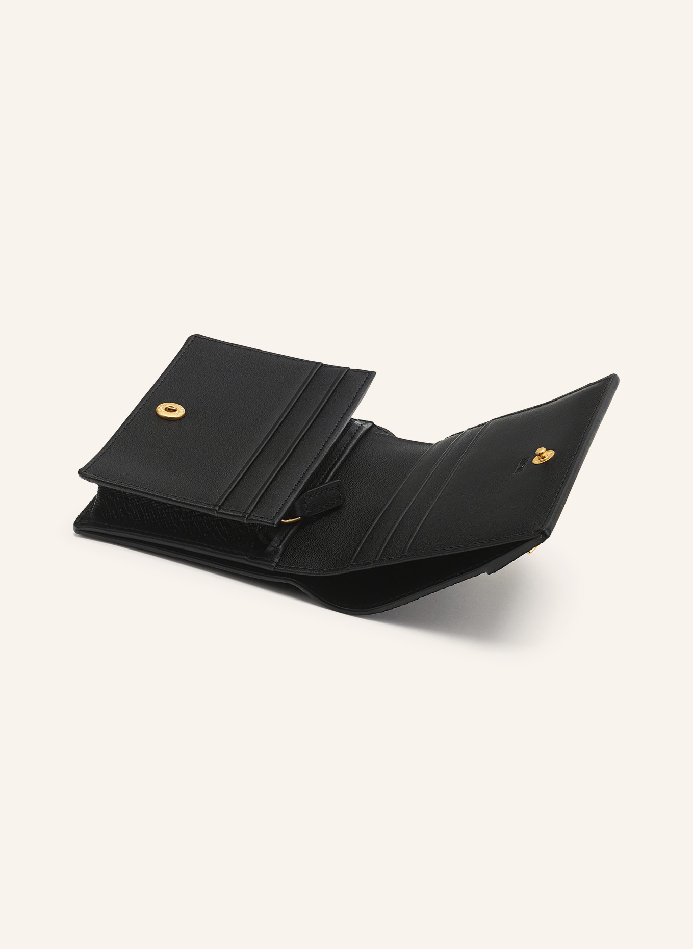 MCM AREN Wallet: BLACK / GOLD