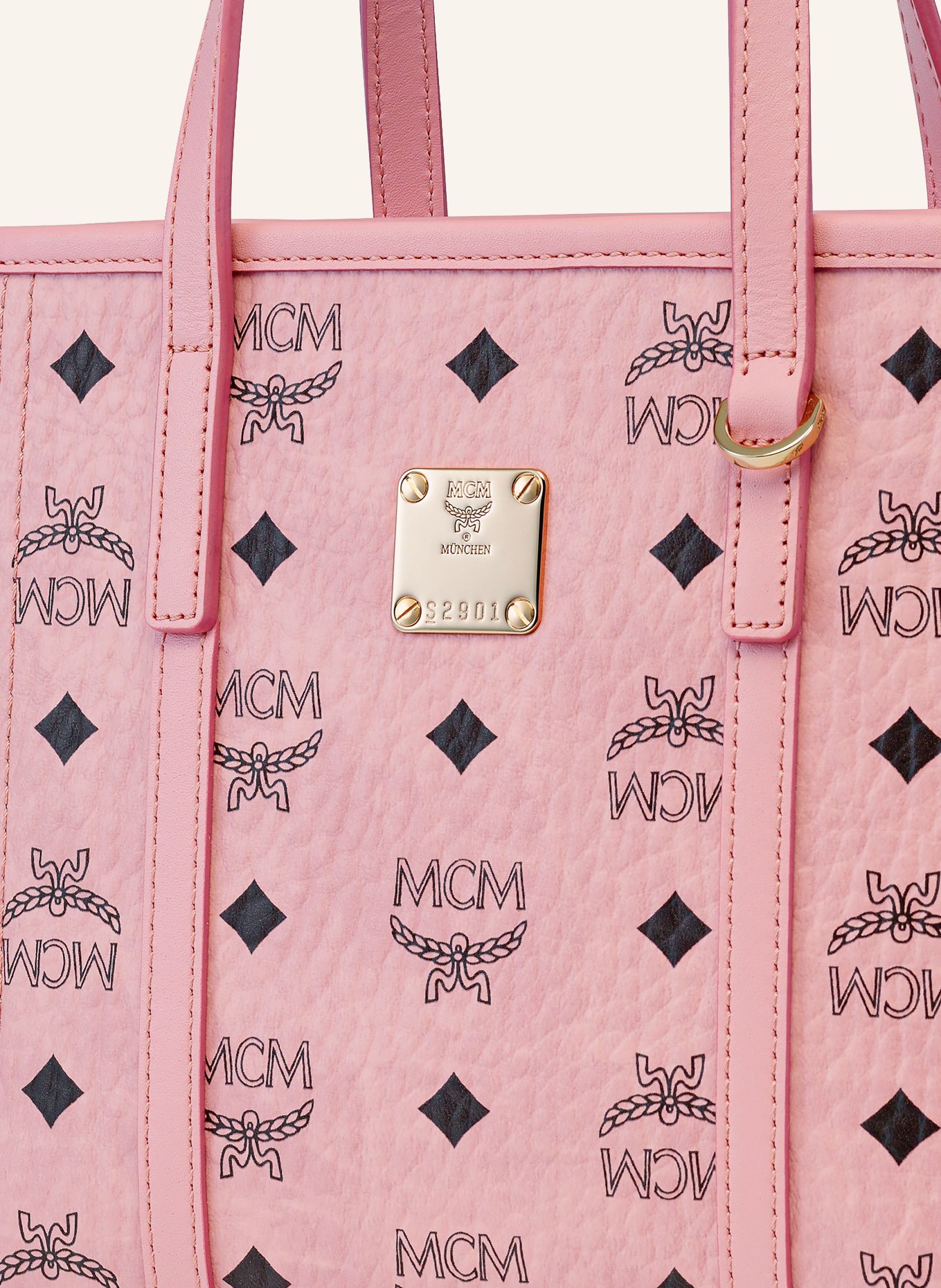 MCM Torebka TONI SMALL: RÓŻOWY / ZŁOTY