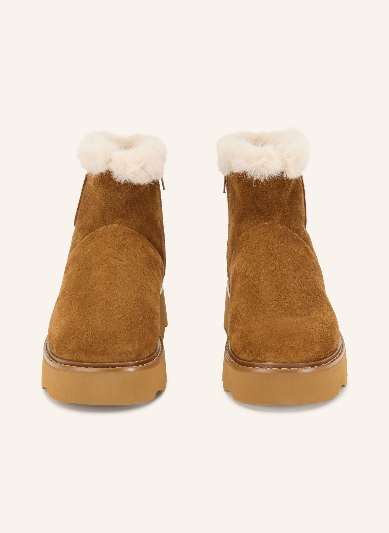 Blauer KYLE Boots: COGNAC / CREAM