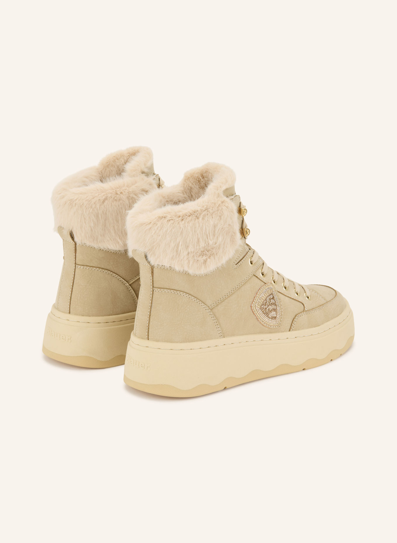 Blauer Sneakers High Top MARIBEL: TAUPE