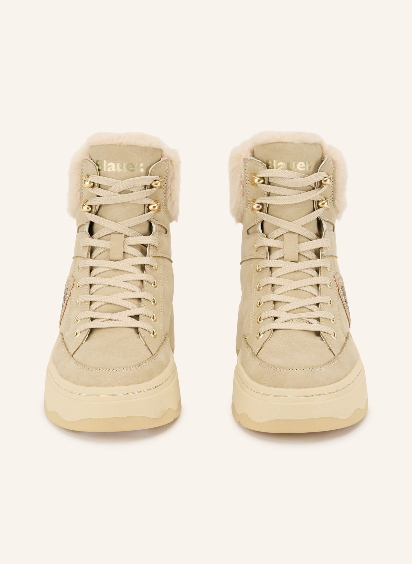 Blauer Sneakers High Top MARIBEL: TAUPE