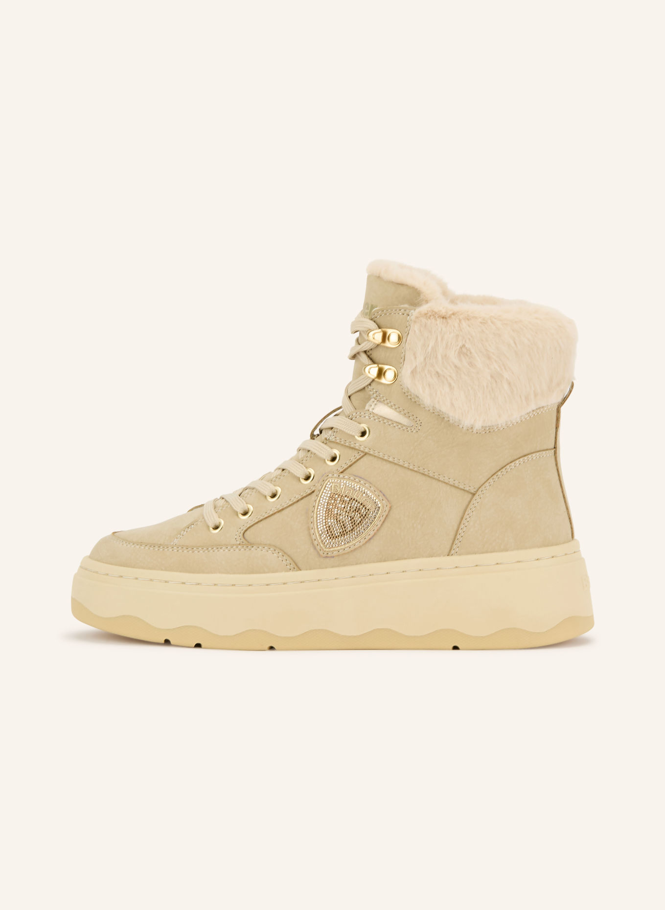Blauer Sneakers High Top MARIBEL: TAUPE