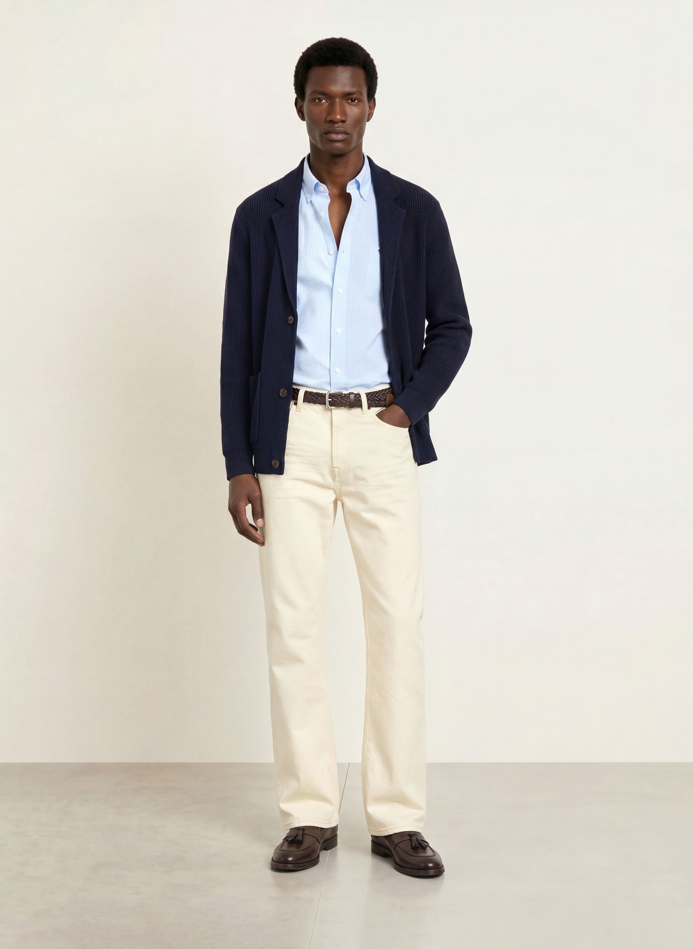 TOMMY HILFIGER Kardigan: GRANATOWY