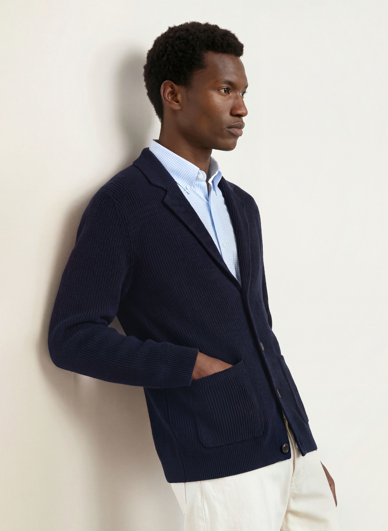 TOMMY HILFIGER Kardigan: GRANATOWY