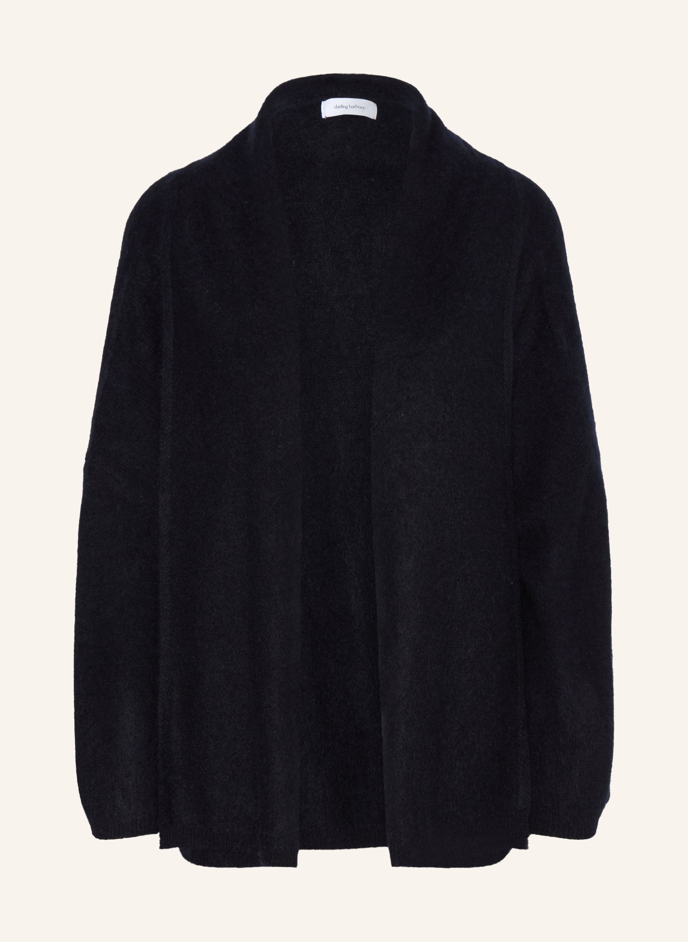 darling harbour Knit wrap: BLACK