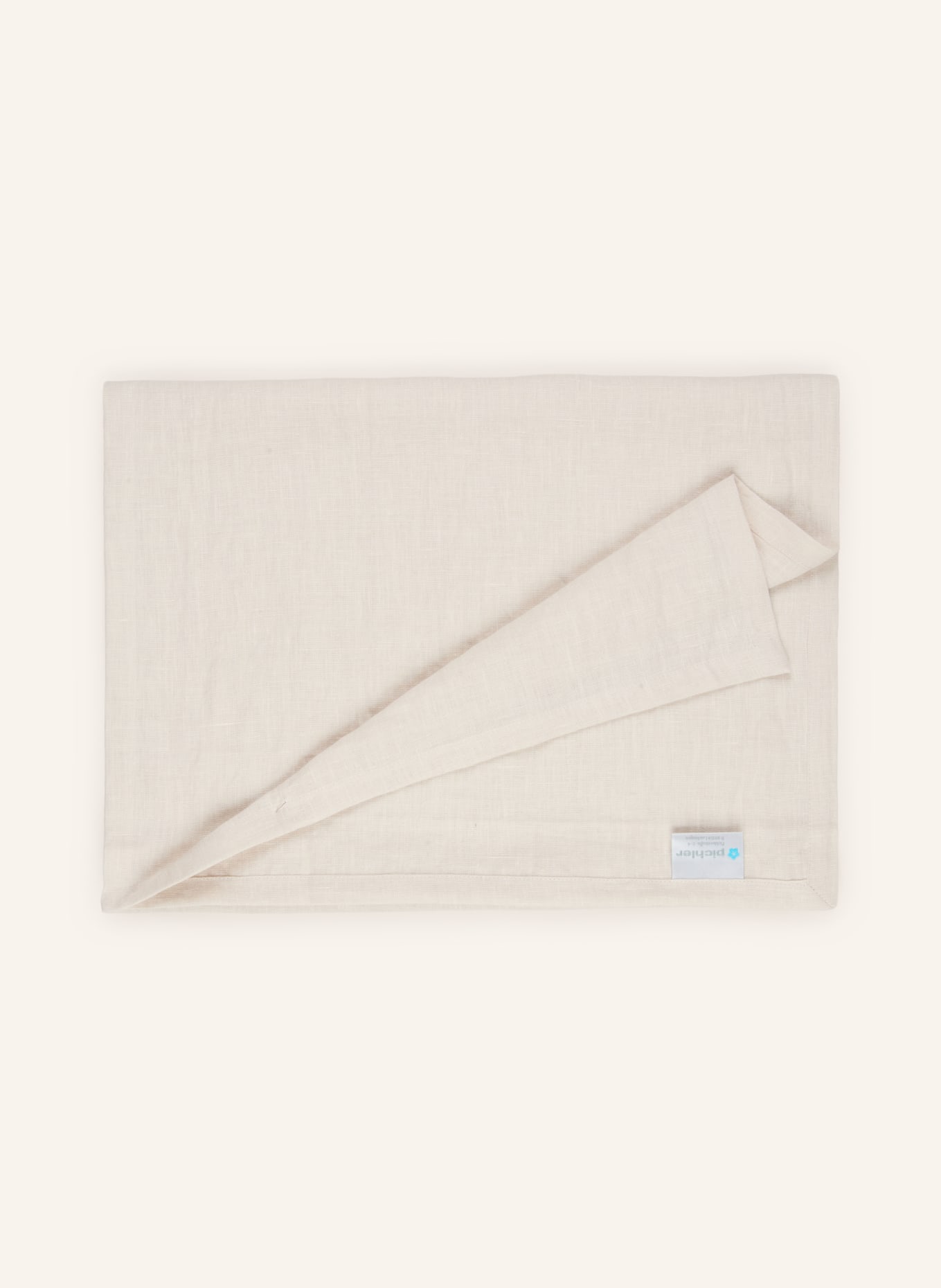 pichler LARS Linen Table Runner: CREAM