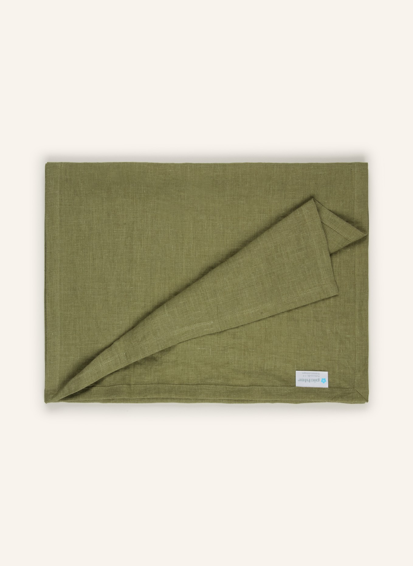 pichler LARS Linen Table Runner: KHAKI