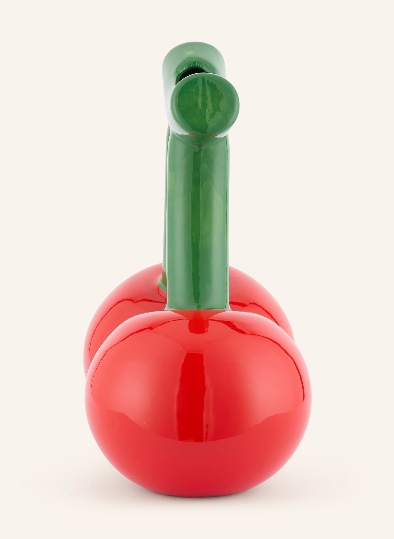 fluid MARKET Vase CHERRY: ROUGE / VERT