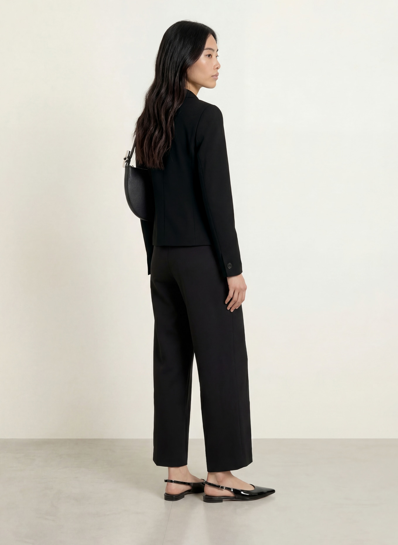 MORE & MORE Blazer: ZWART