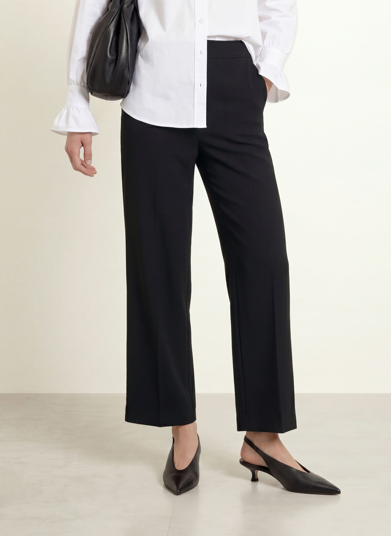 MORE & MORE Jersey-Culotte: SCHWARZ