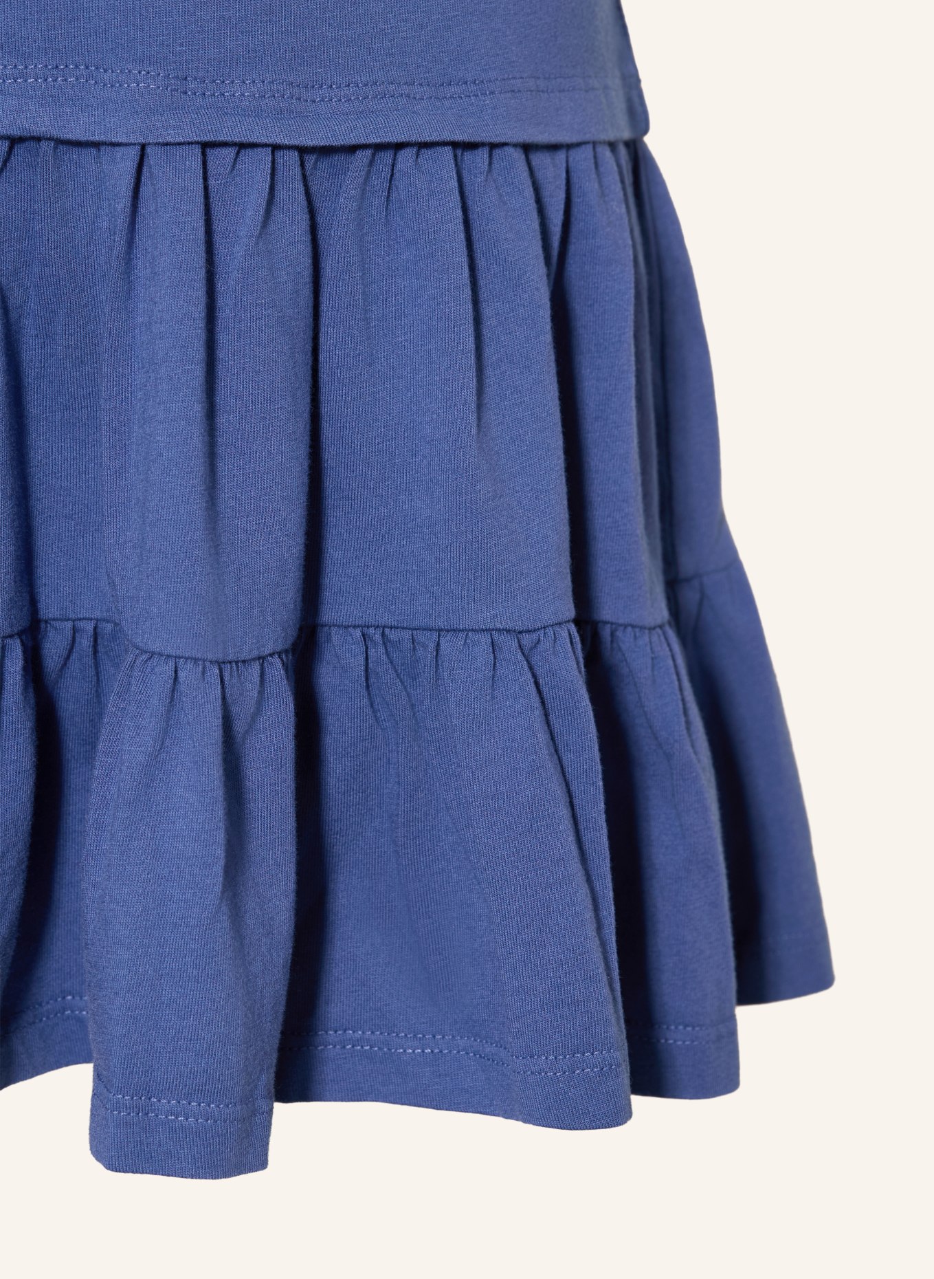 POLO RALPH LAUREN Jerseykleid: BLAU / COGNAC / BRAUN