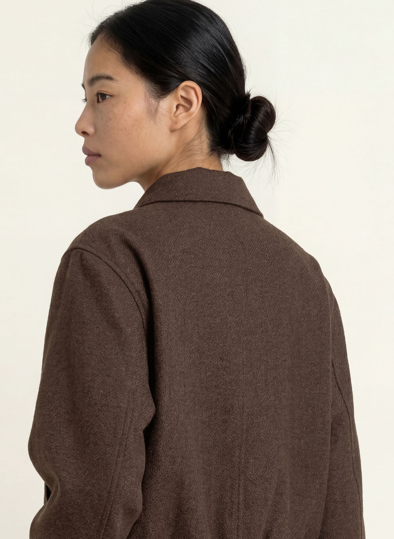 MORE & MORE Bomber jacket: DARK BROWN