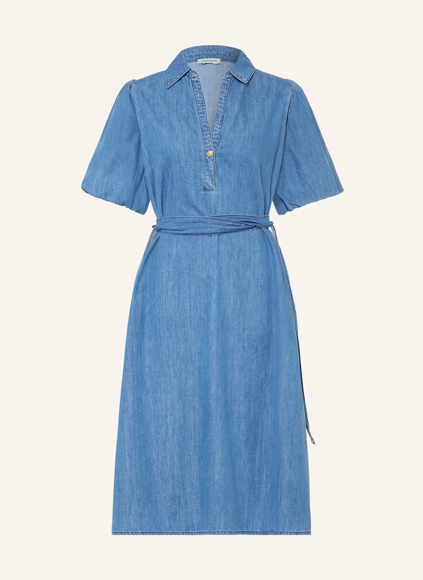 MORE & MORE Denim dress: LIGHT BLUE