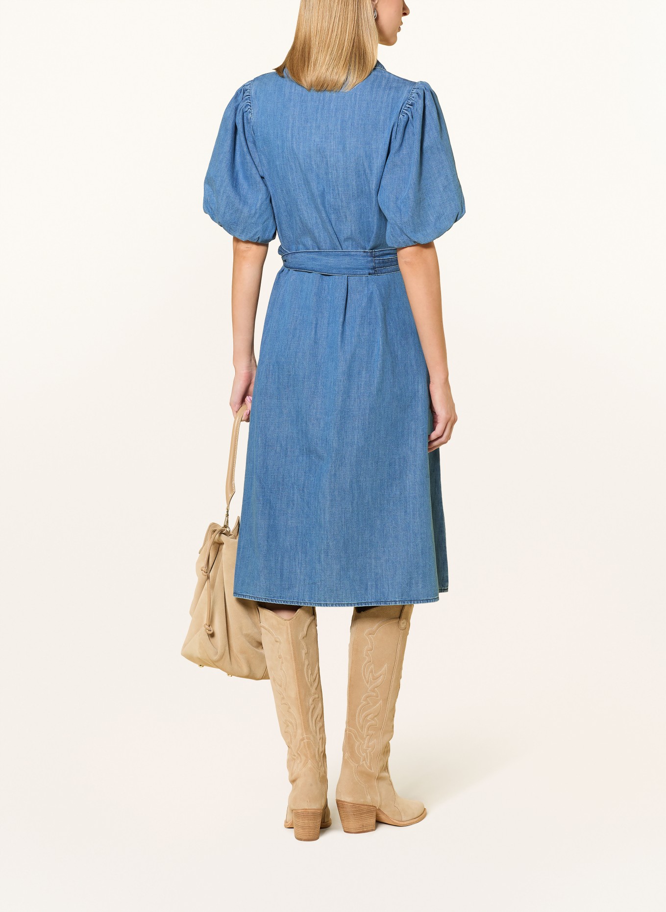 MORE & MORE Denim dress: LIGHT BLUE