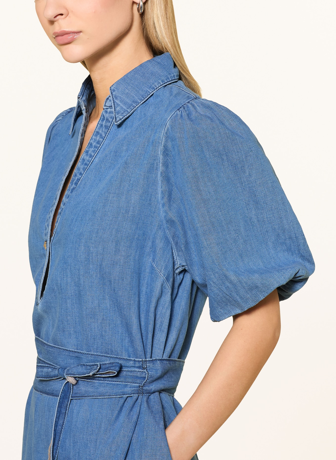 MORE & MORE Denim dress: LIGHT BLUE