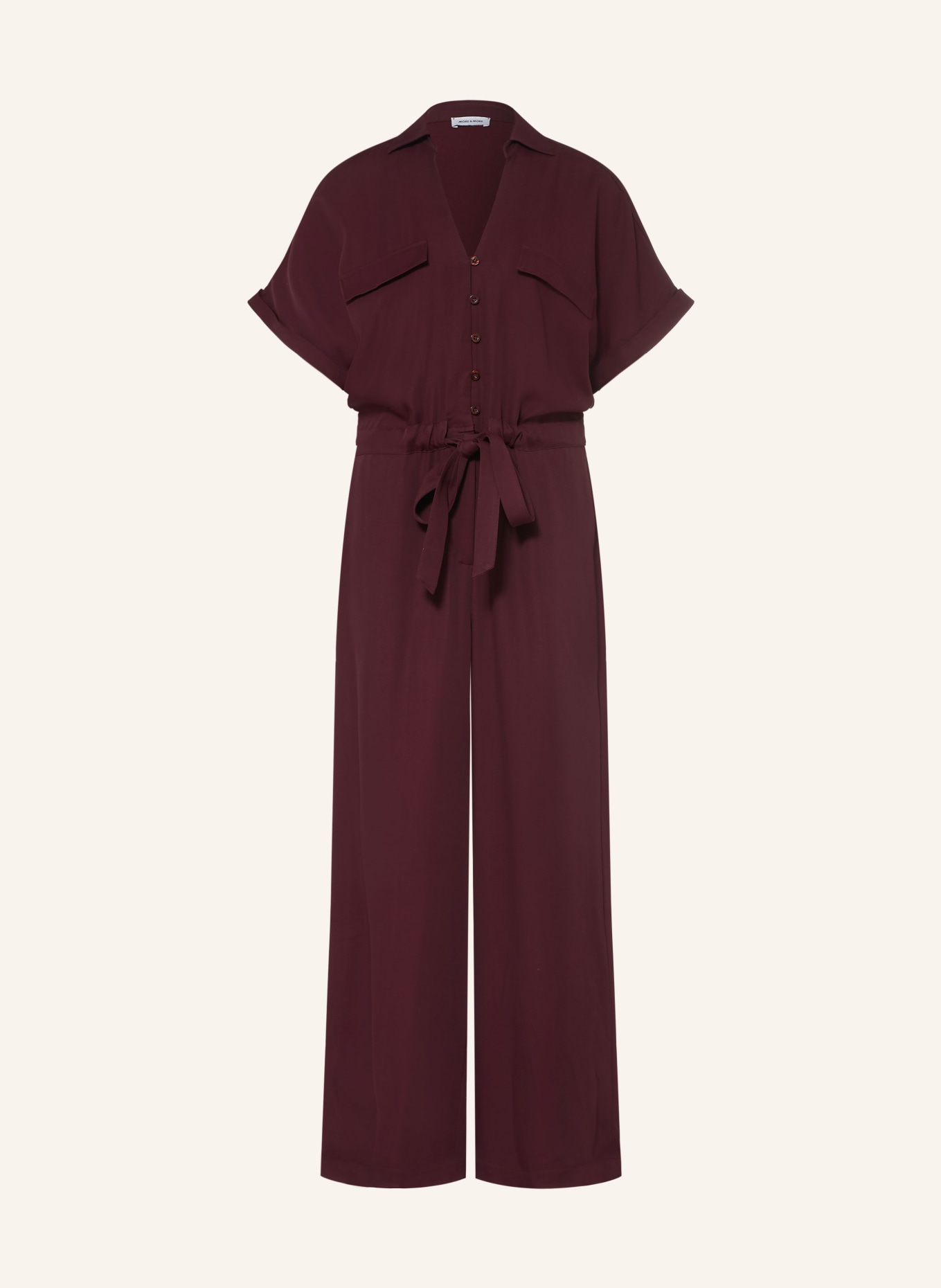 MORE & MORE Jumpsuit: DARK RED