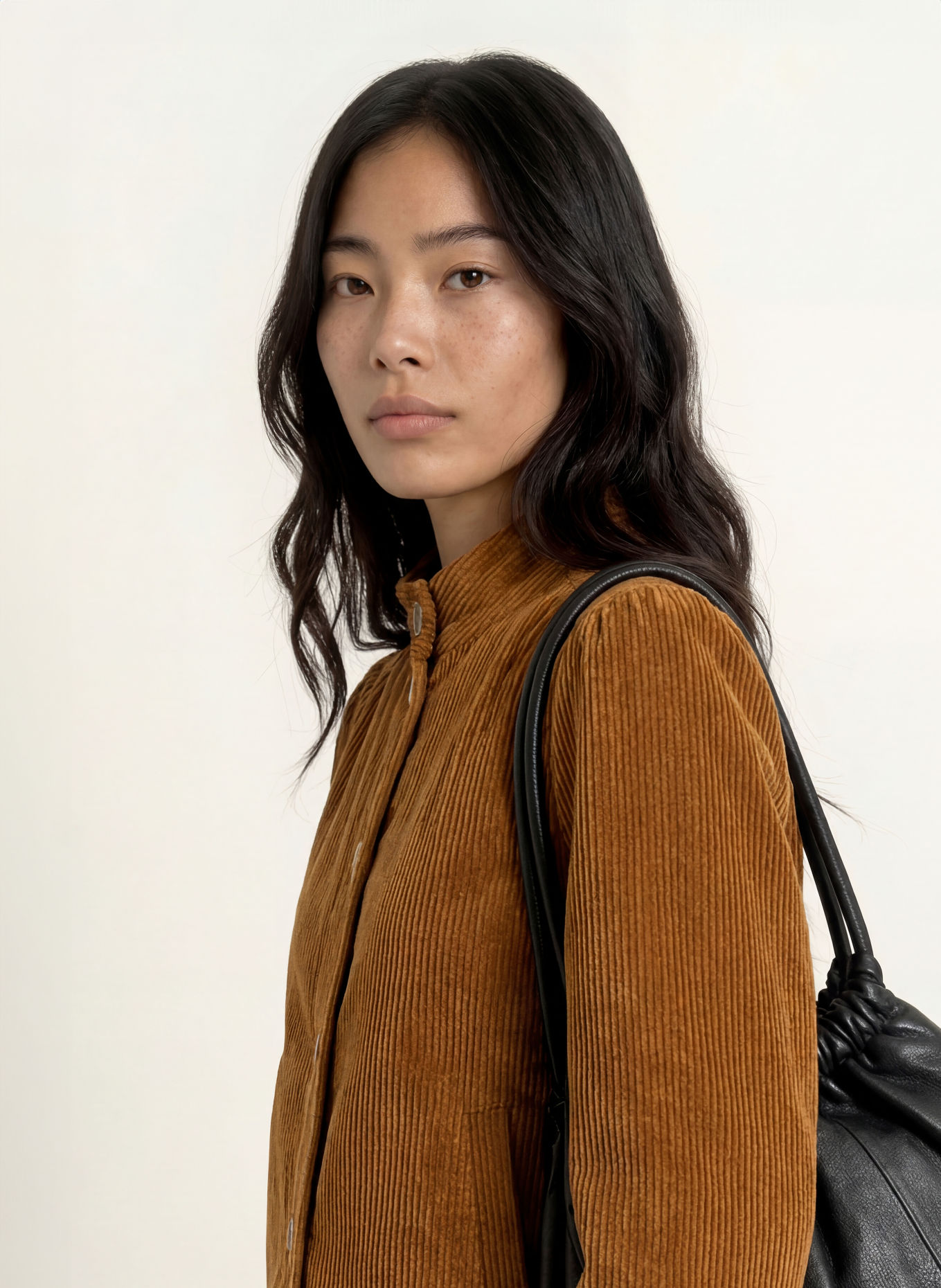 MORE & MORE Corduroy jasje: COGNAC