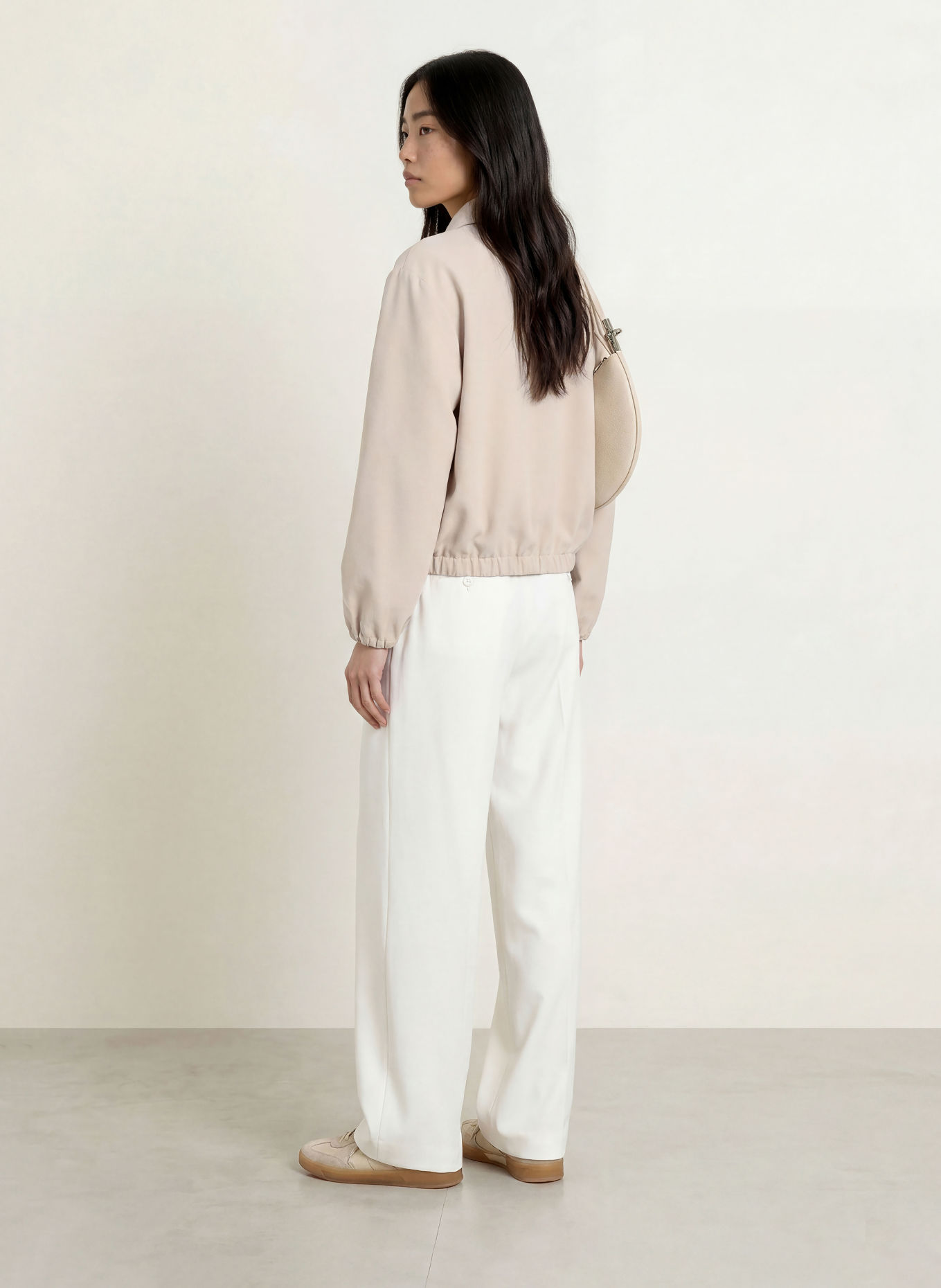 MORE & MORE Sweatjacke: BEIGE