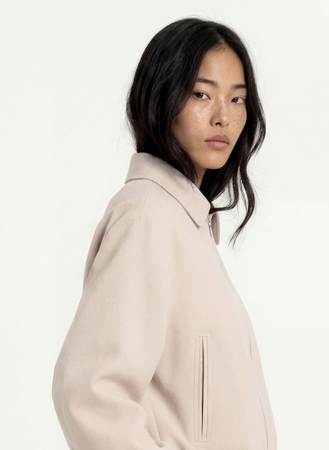MORE & MORE Sweatjacke: BEIGE