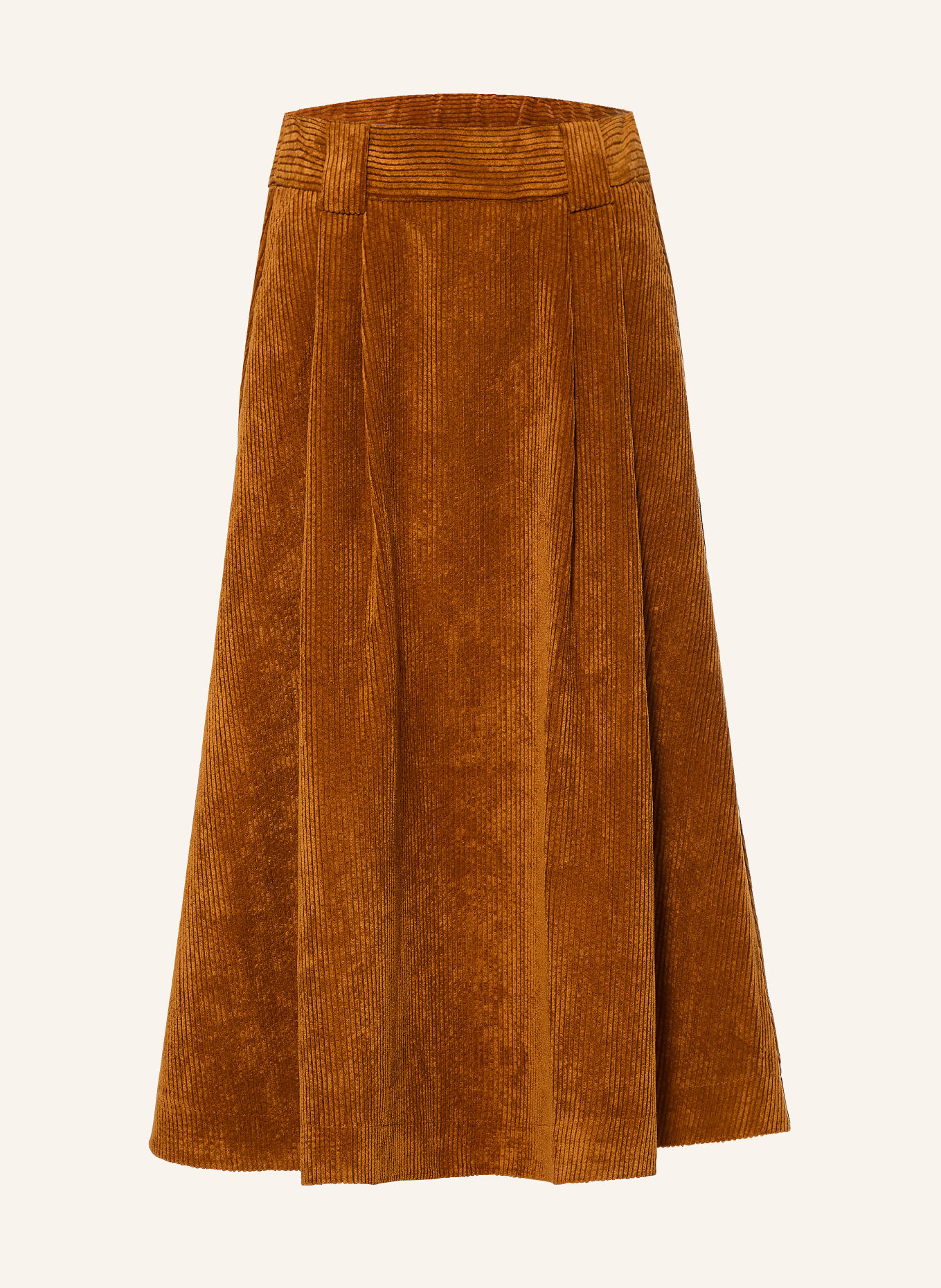 MORE & MORE Corduroyrok: COGNAC