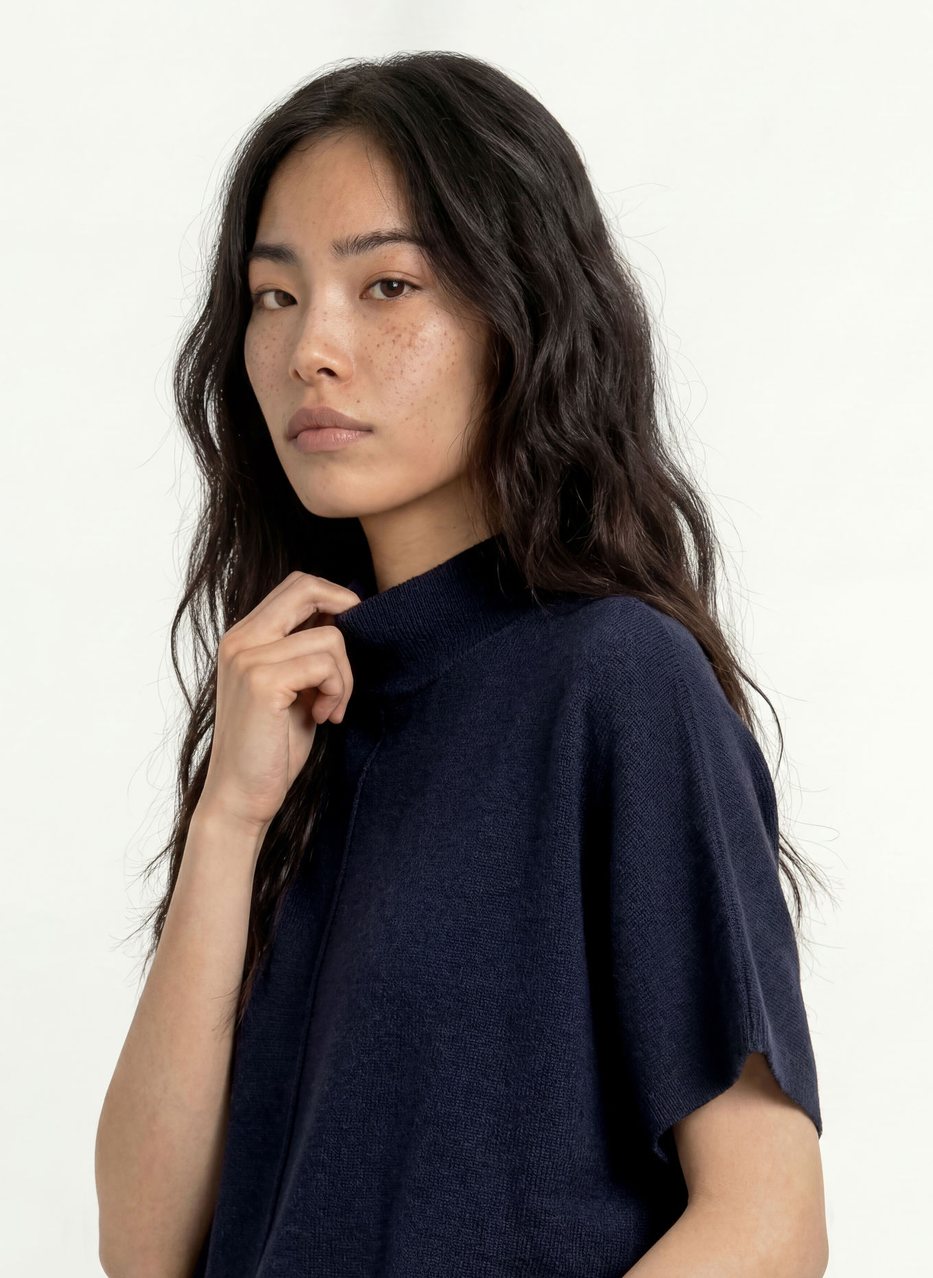 MORE & MORE Strickshirt: DUNKELBLAU