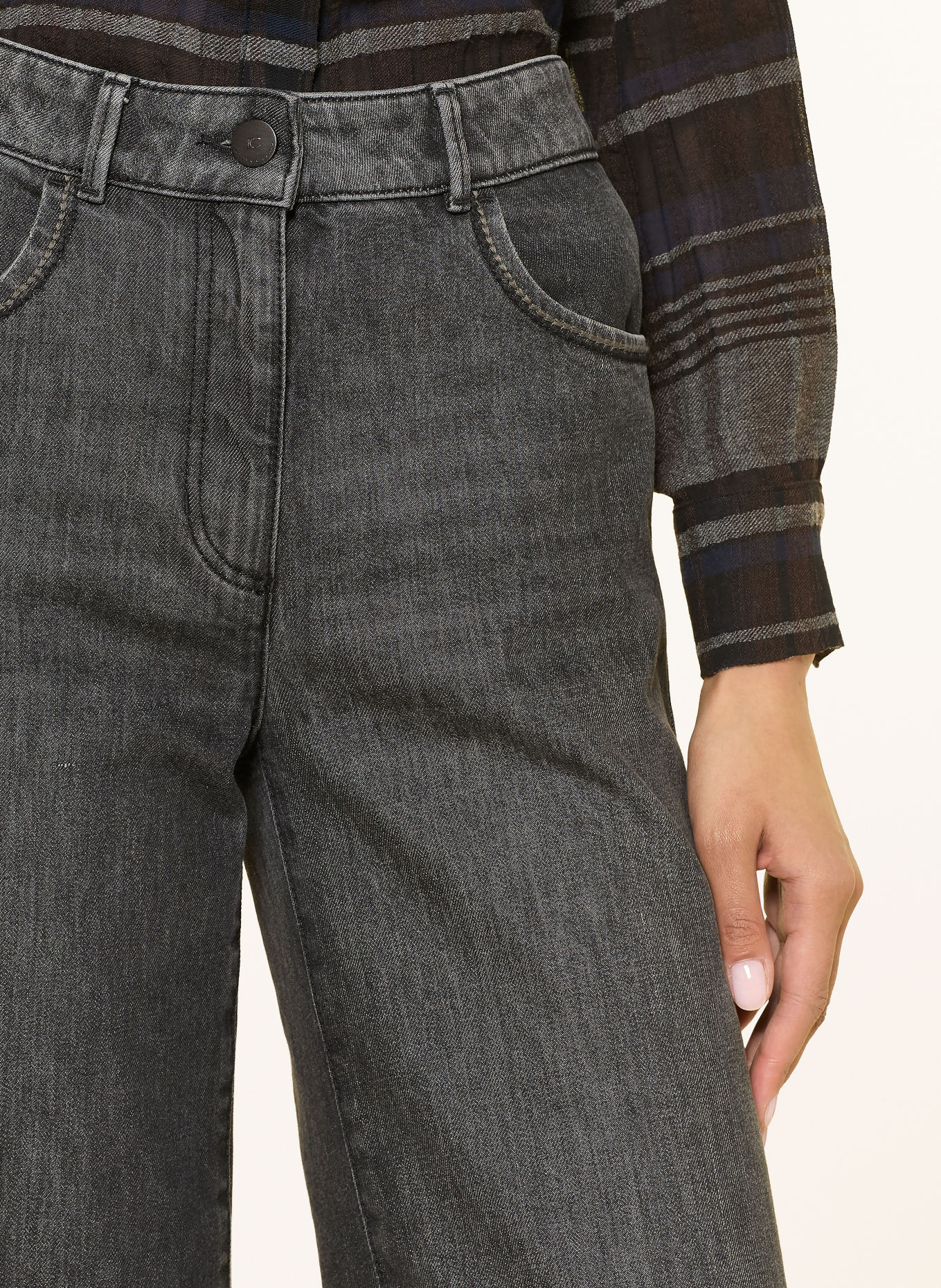LUISA CERANO Jean flare: 1 BLACK