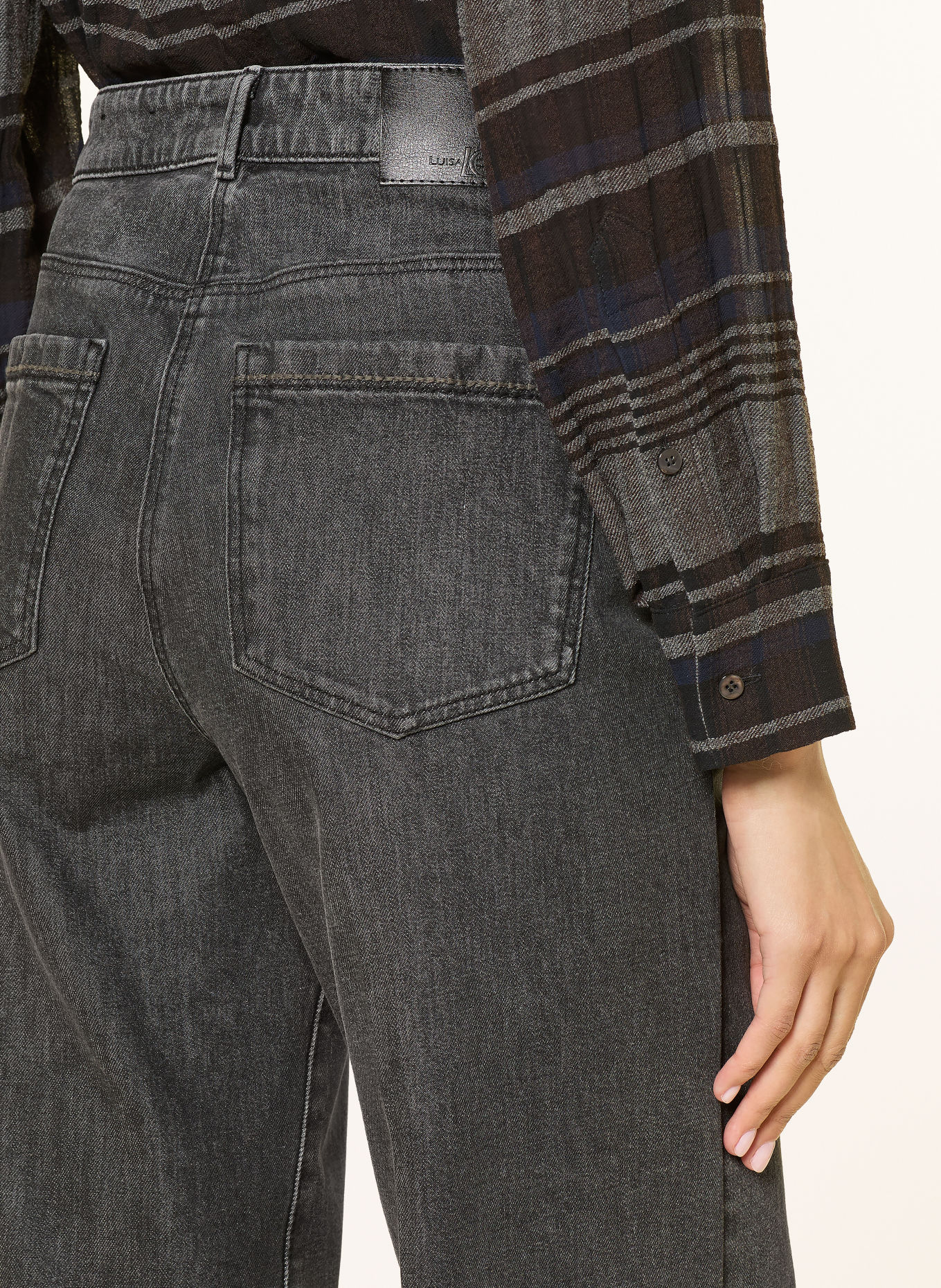 LUISA CERANO Jean flare: 1 BLACK