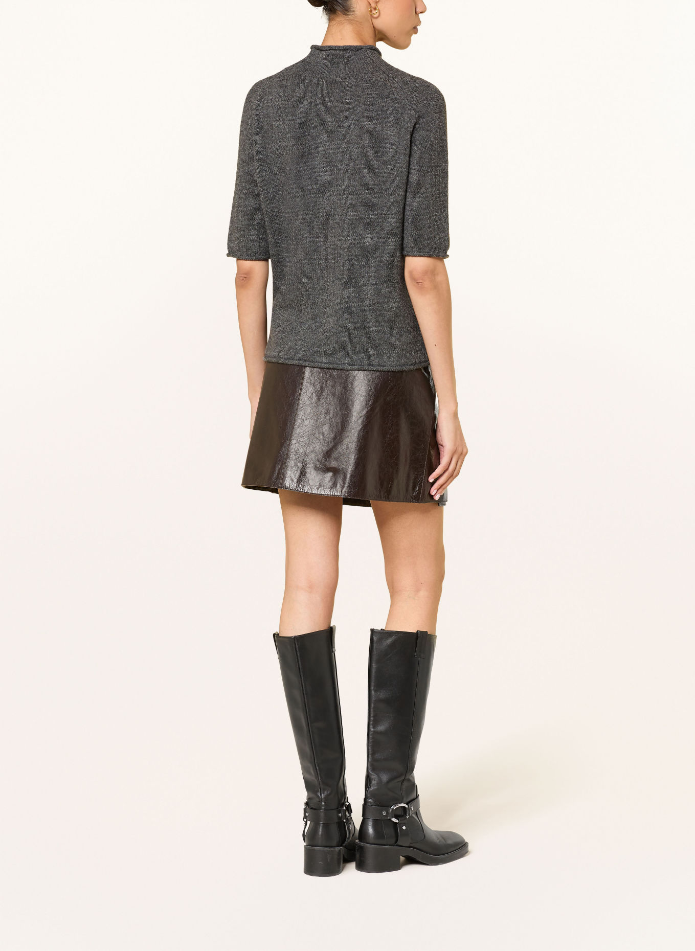 LUISA CERANO Strickshirt: GRAU