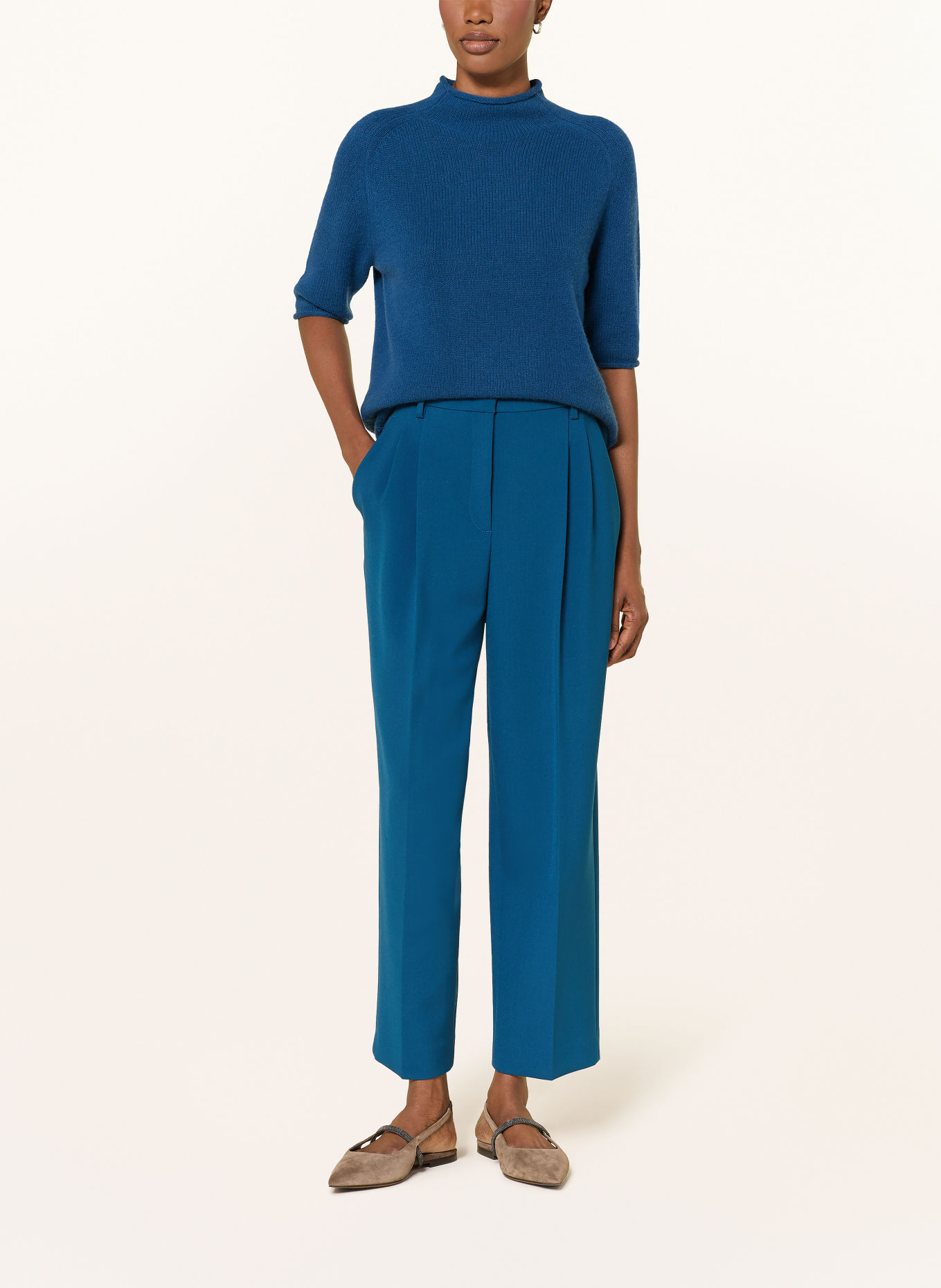 LUISA CERANO Strickshirt: PETROL