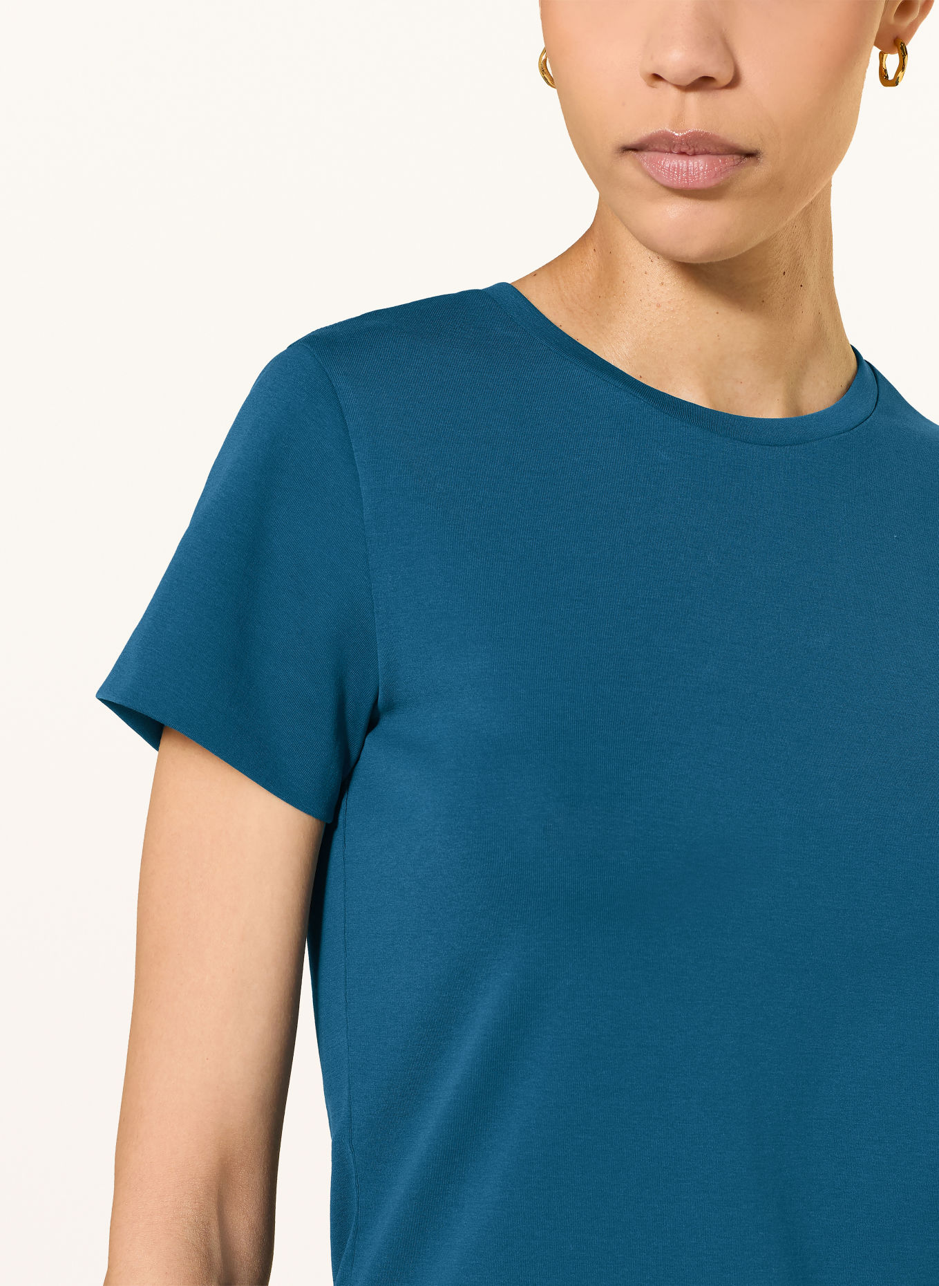 LUISA CERANO T-shirt: BLEU PÉTROLE