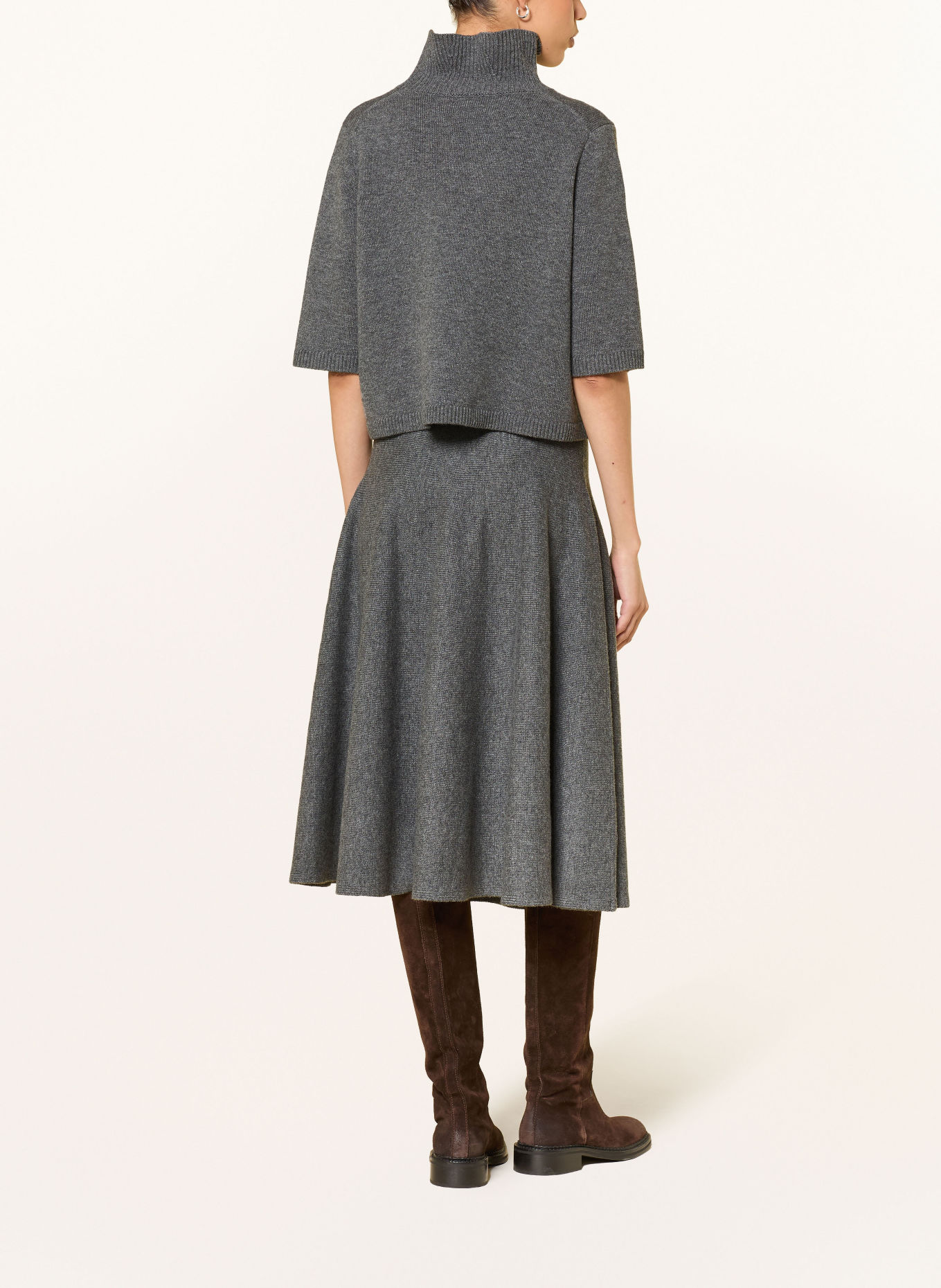 LUISA CERANO Strickshirt: GRAU