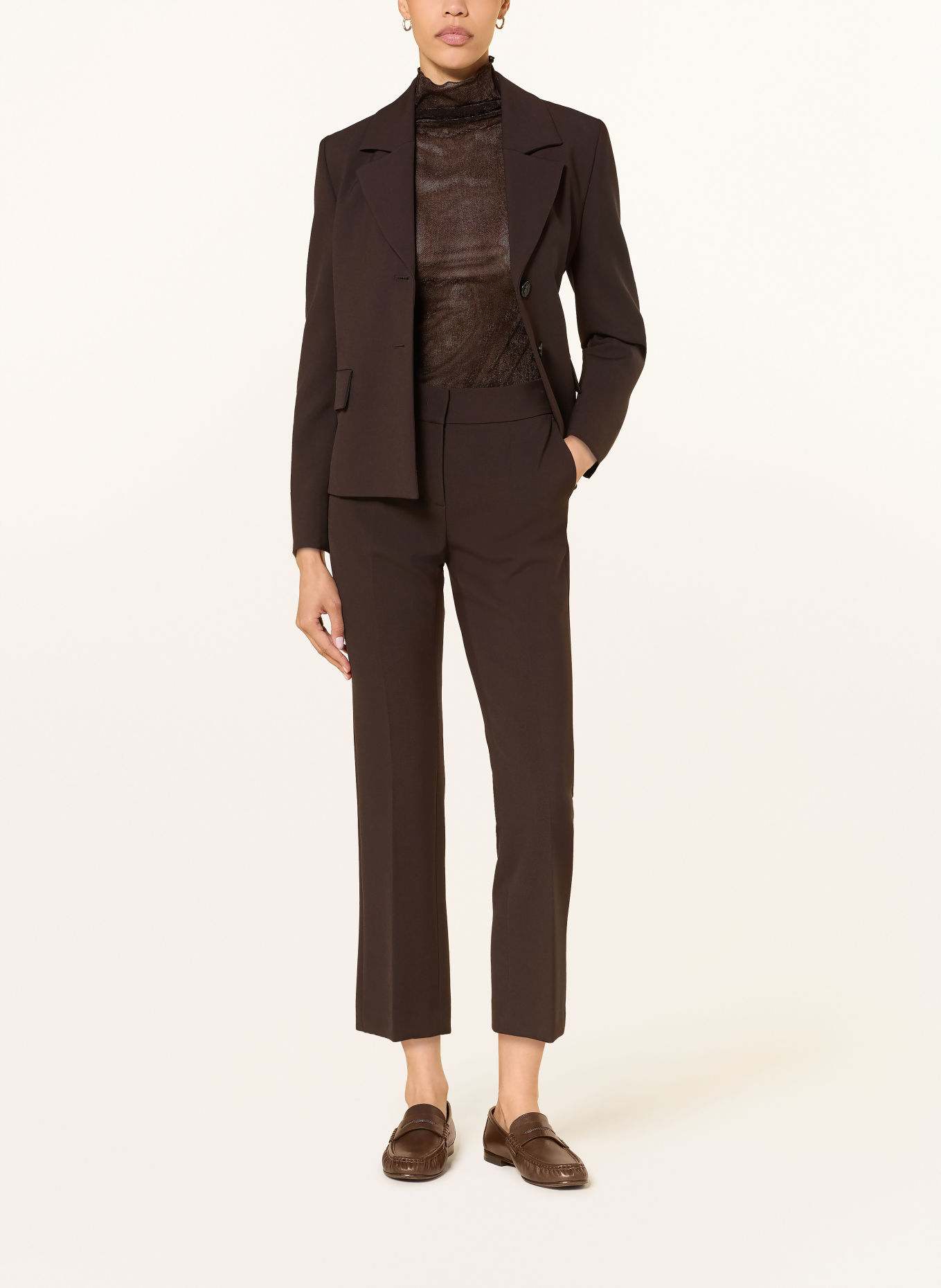 LUISA CERANO Pantalon: MARRON FONCÉ