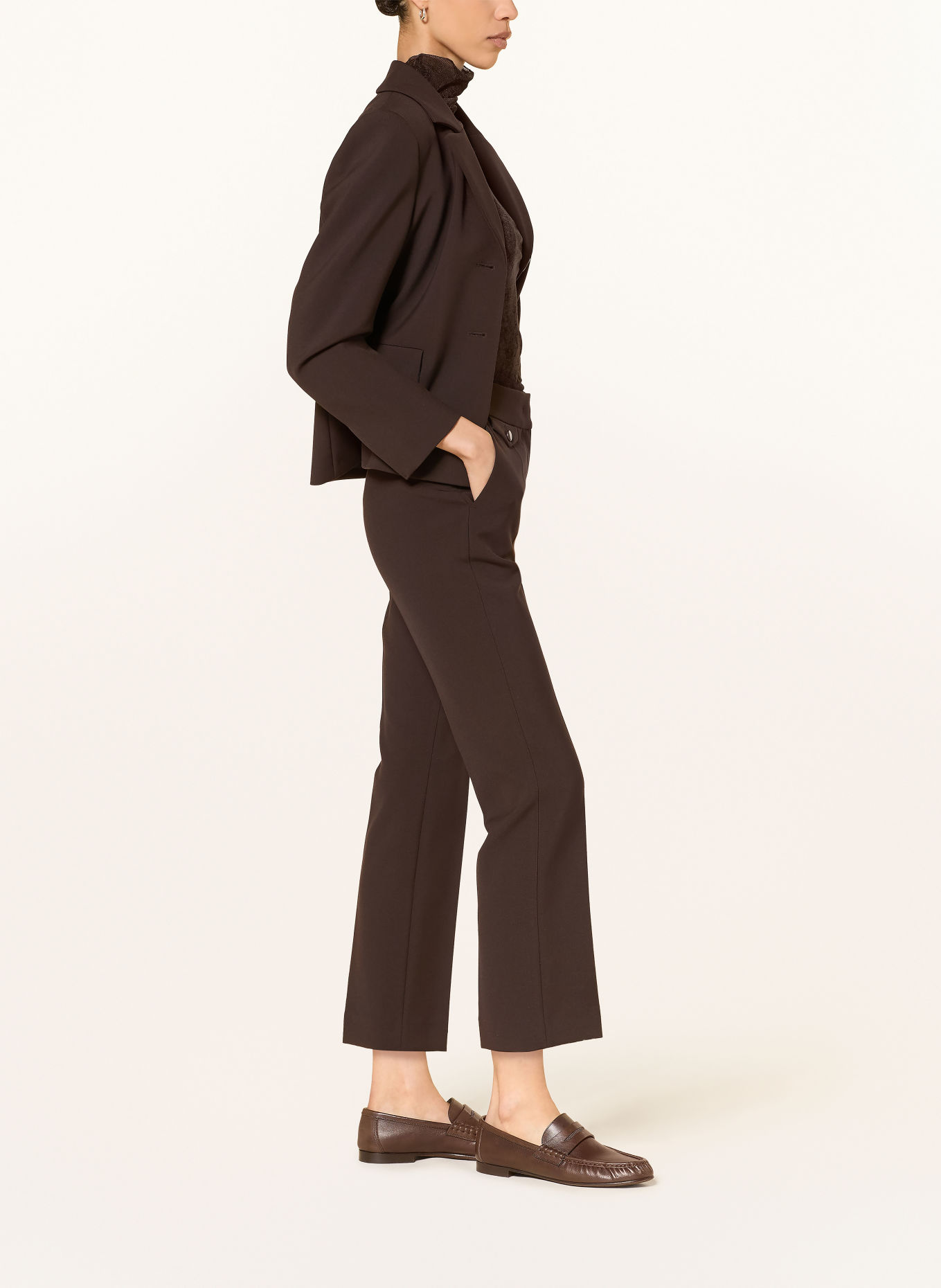 LUISA CERANO Pantalon: MARRON FONCÉ