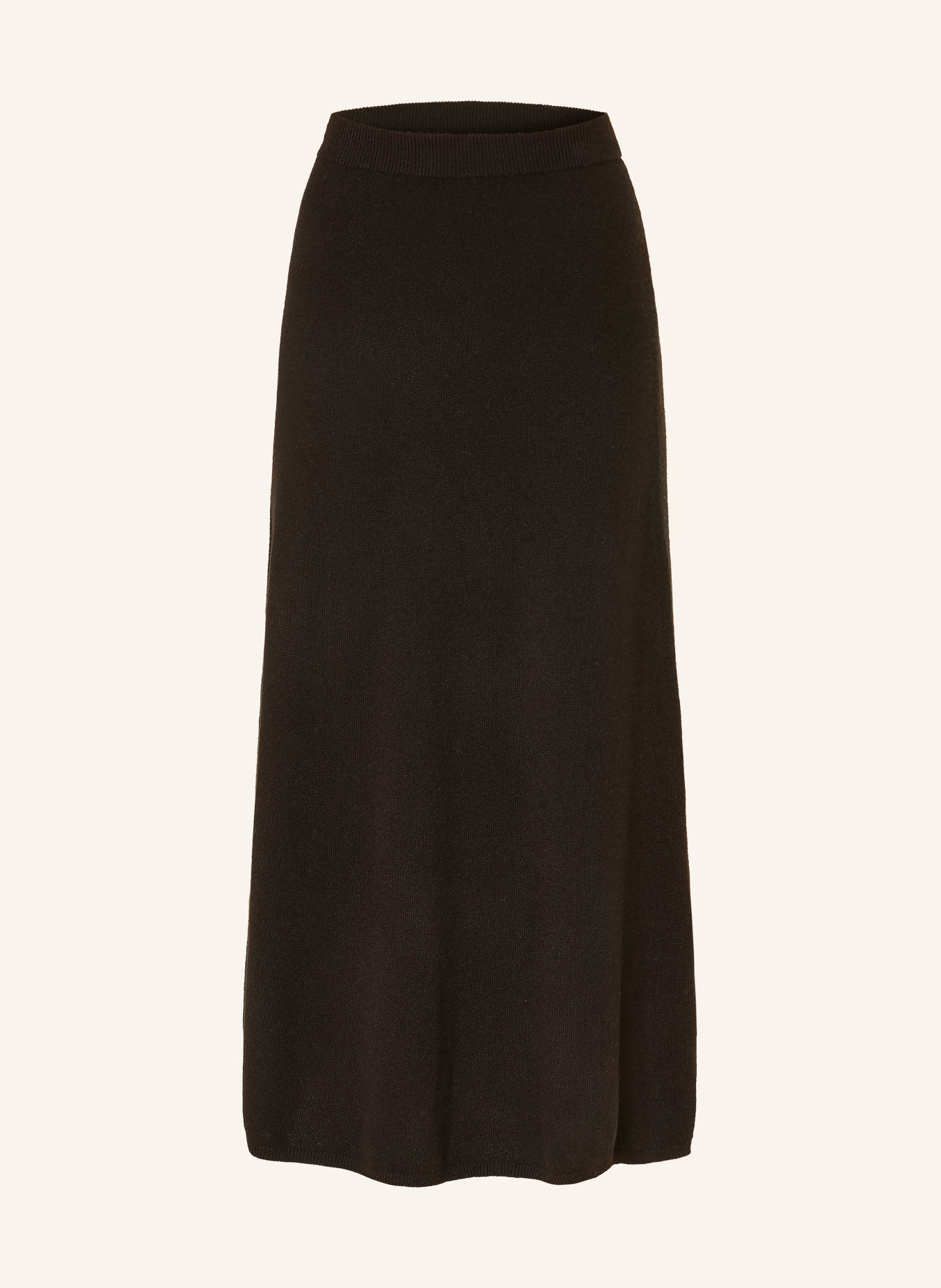 LUISA CERANO Knit skirt: DARK BROWN