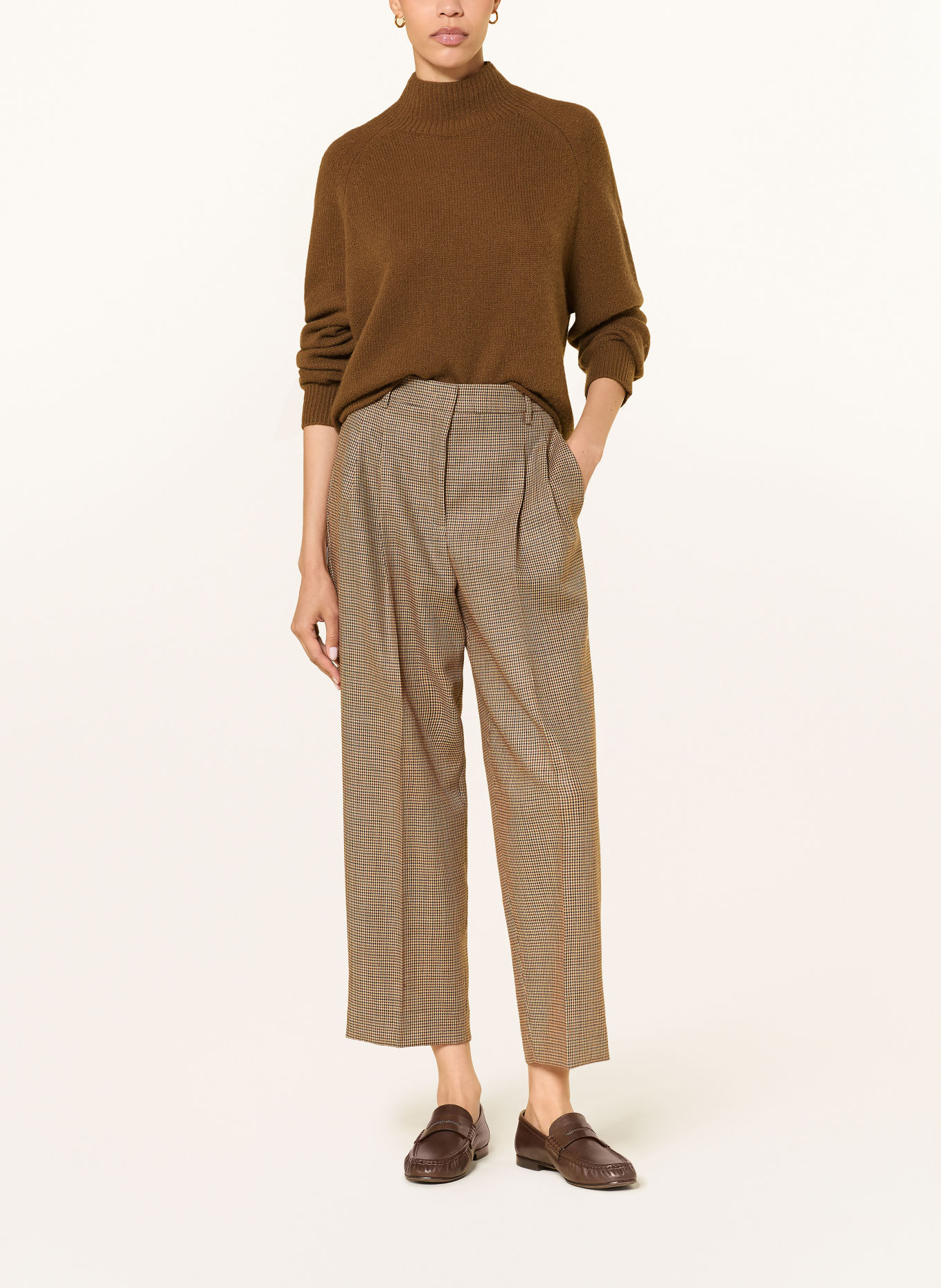 LUISA CERANO Pullover: BRAUN