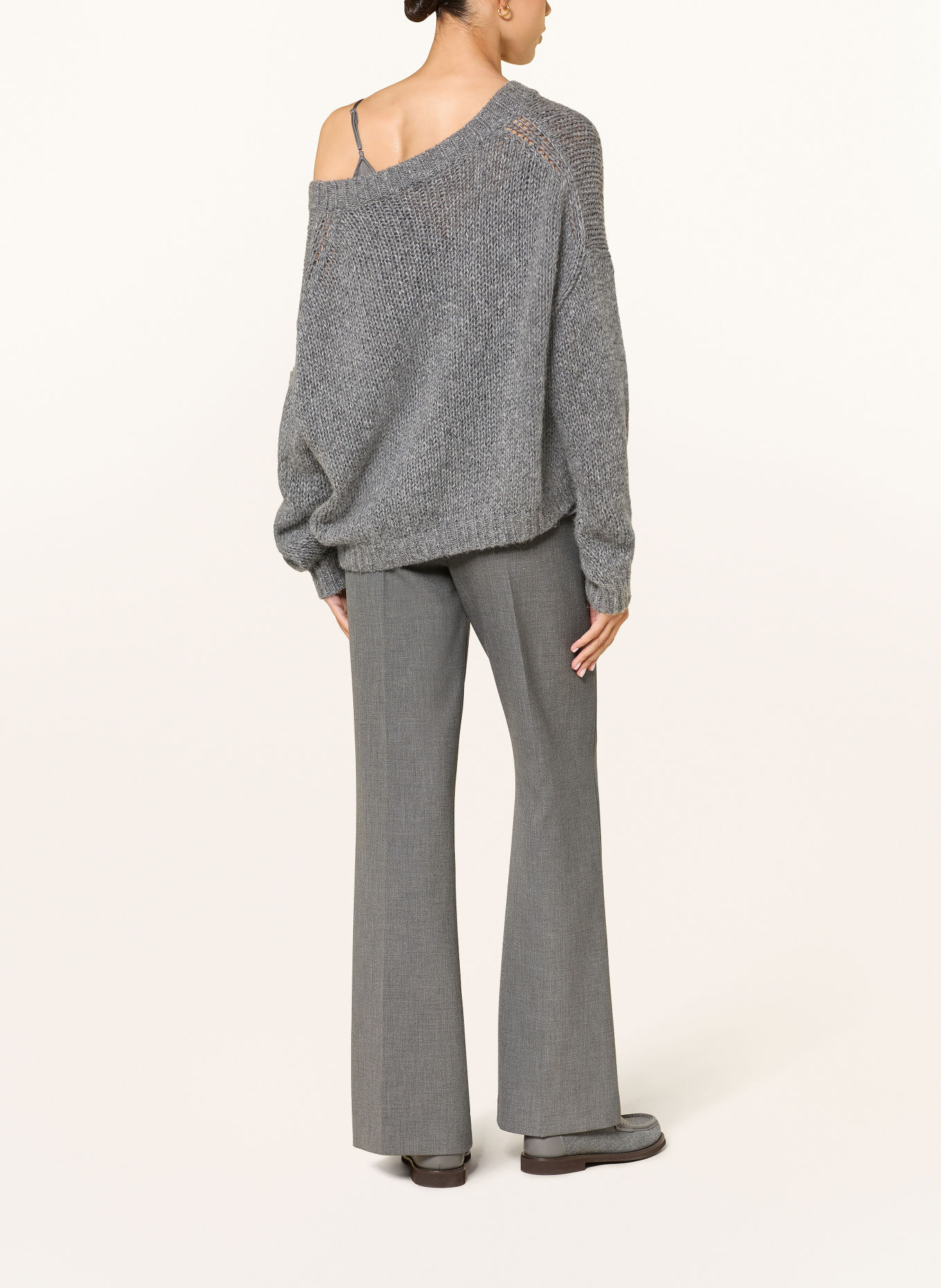 LUISA CERANO Trousers: DARK GRAY