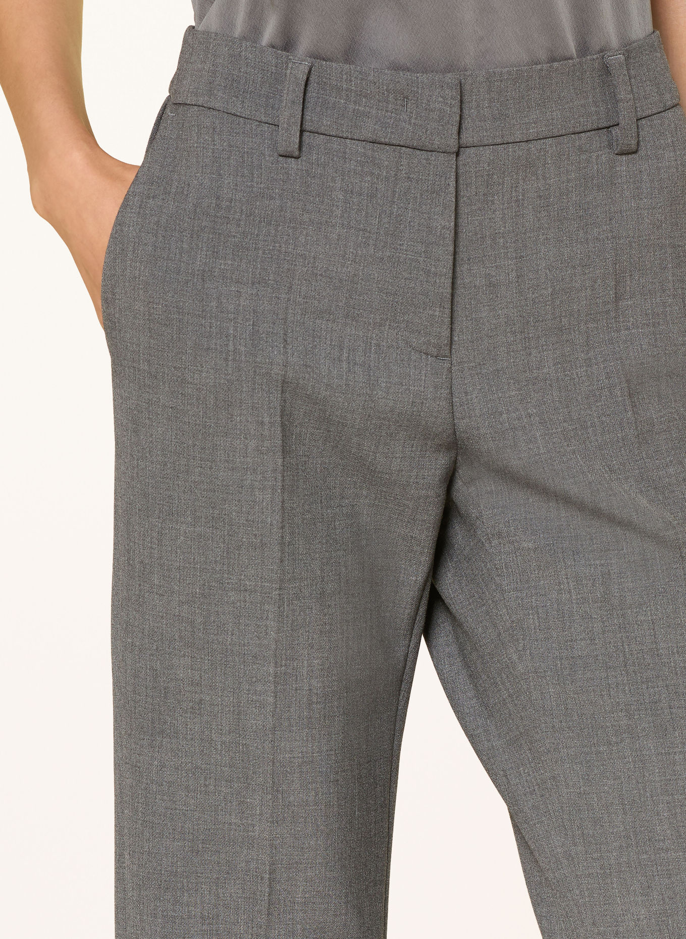 LUISA CERANO Trousers: DARK GRAY