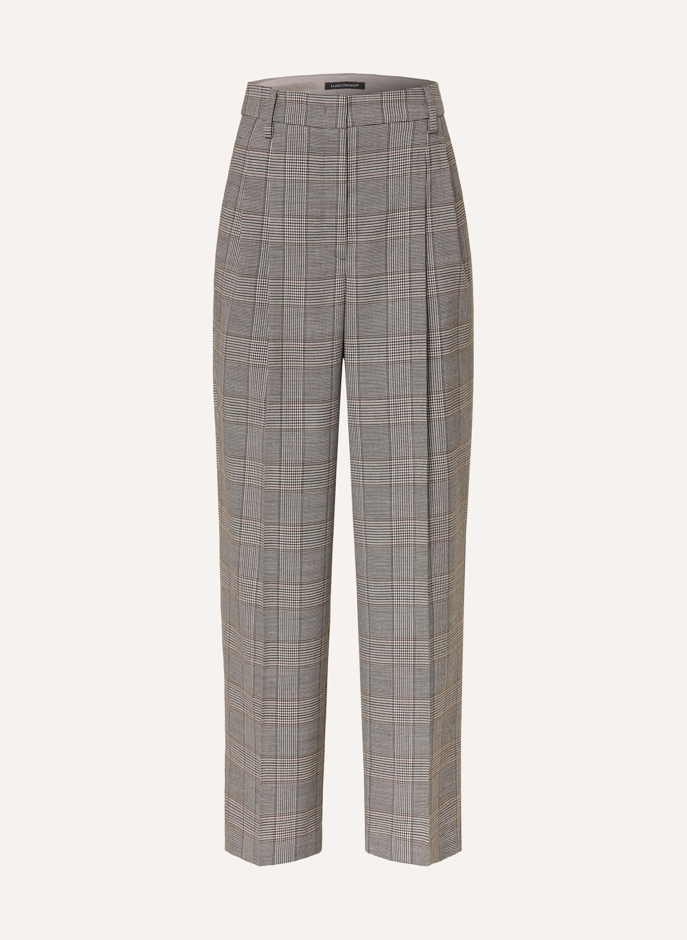LUISA CERANO 7/8-Hose: GRAU / BRAUN / DUNKELGRAU