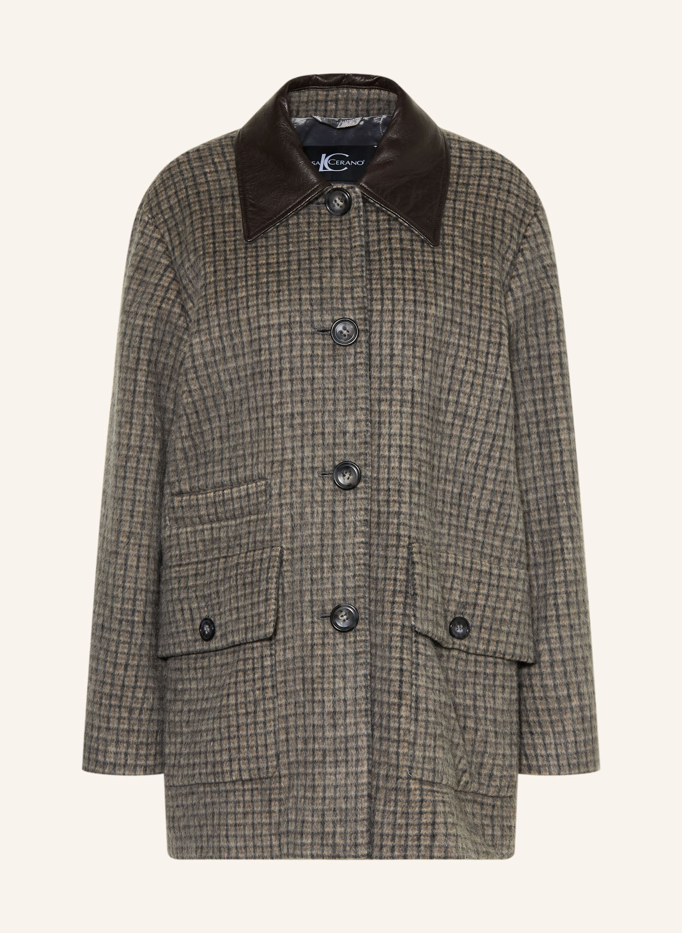 LUISA CERANO Surveste: GRIS / BEIGE / GRIS FONCÉ