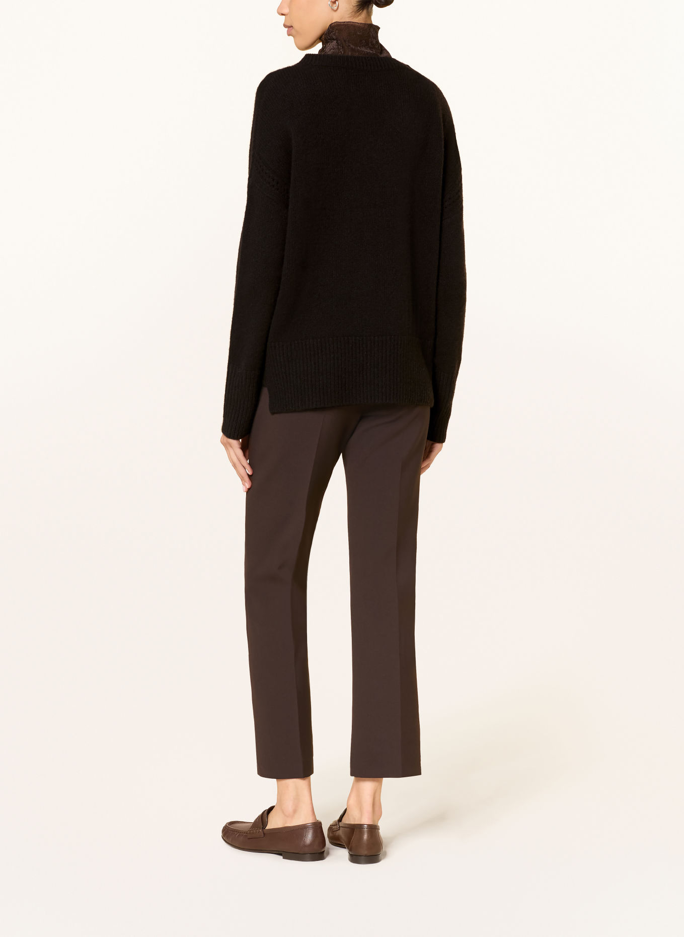 LUISA CERANO Sweater: DARK BROWN